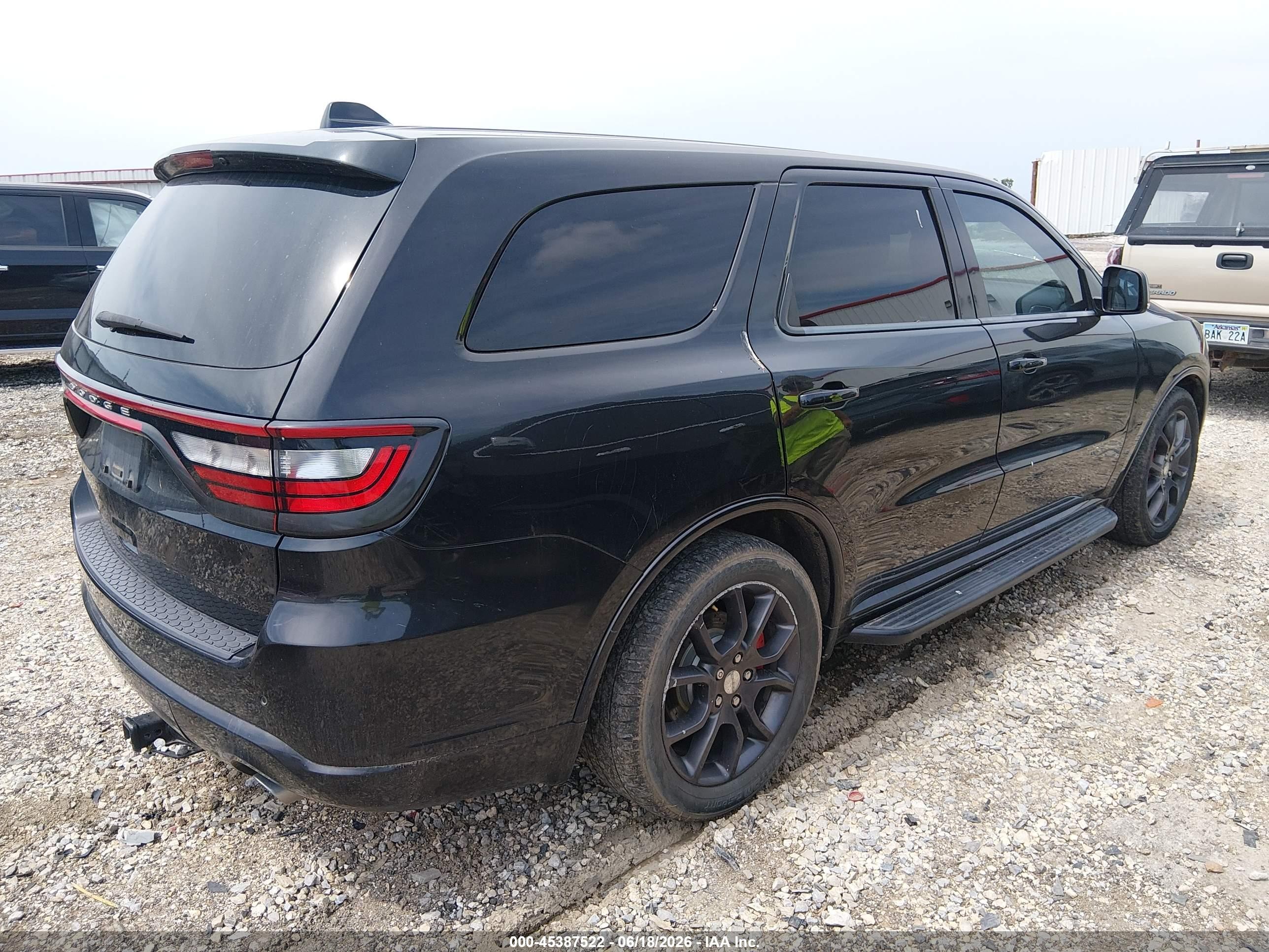 2015 Dodge Durango R/t Black vin: 1C4SDHCT1FC833914