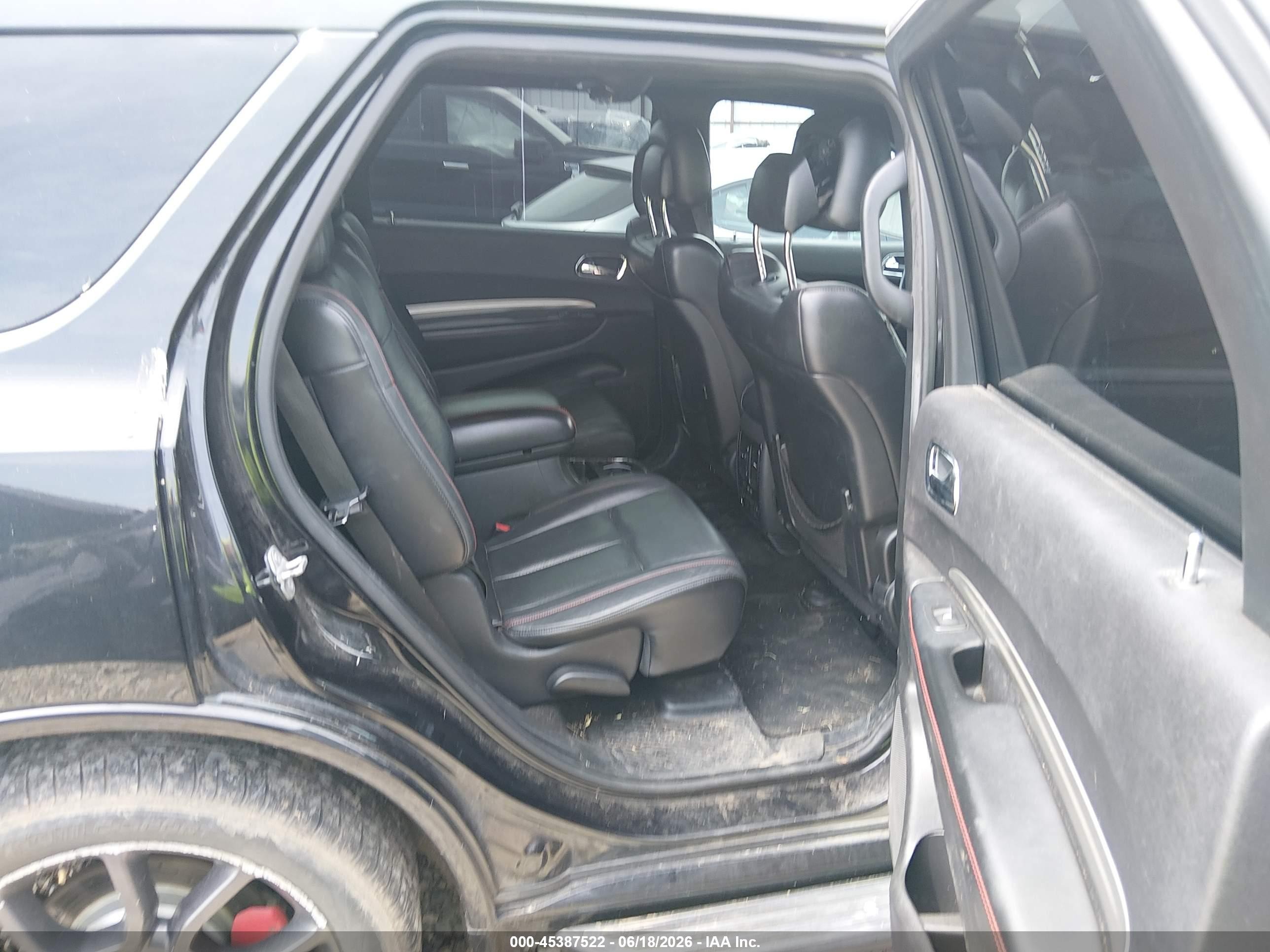 2015 Dodge Durango R/t Black vin: 1C4SDHCT1FC833914
