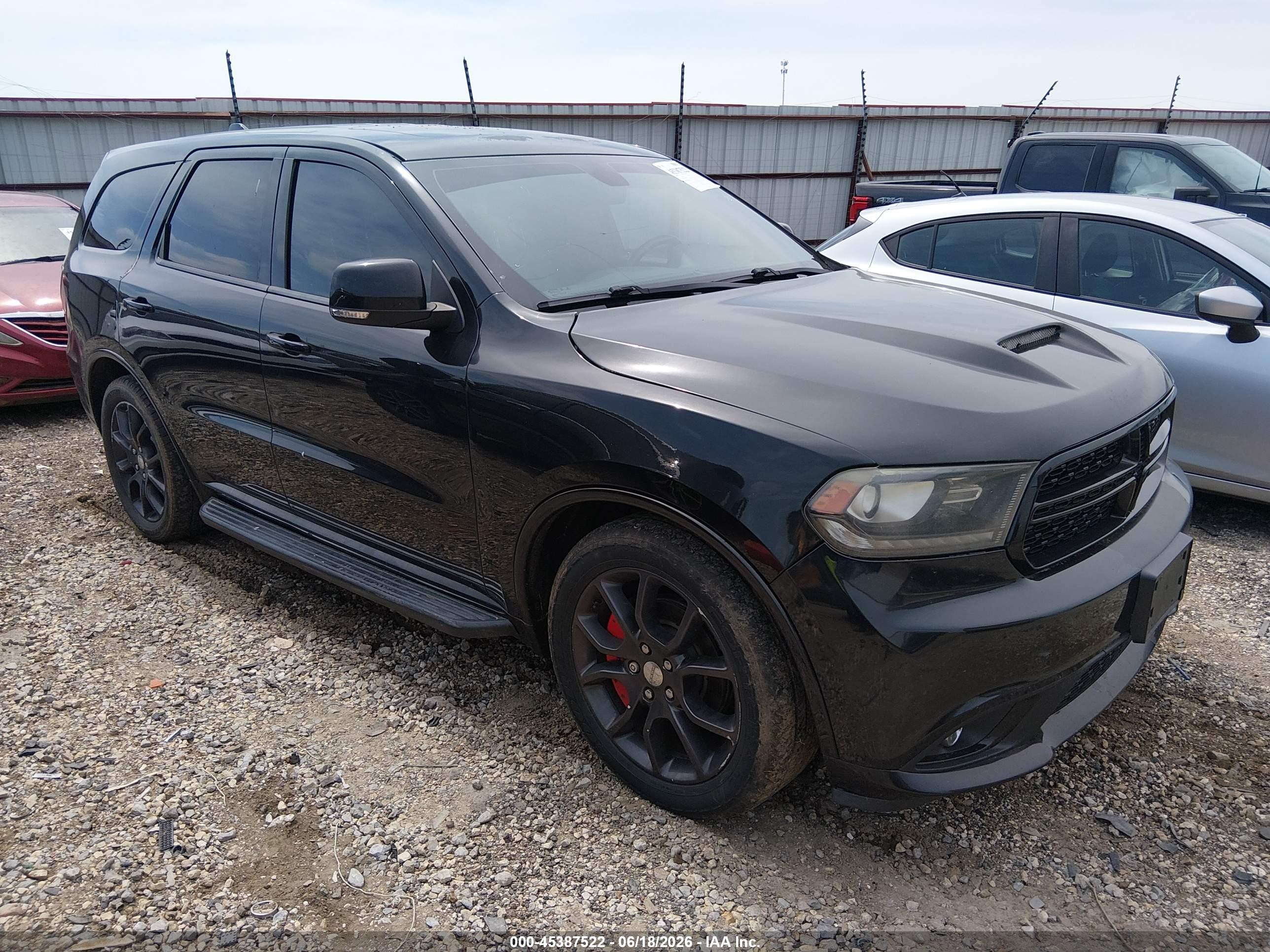 2015 Dodge Durango R/t Black vin: 1C4SDHCT1FC833914