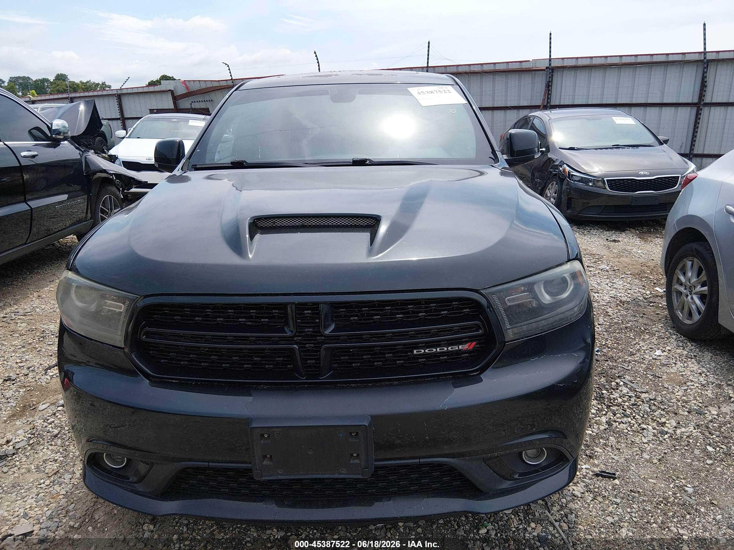 2015 Dodge Durango R/t Black vin: 1C4SDHCT1FC833914