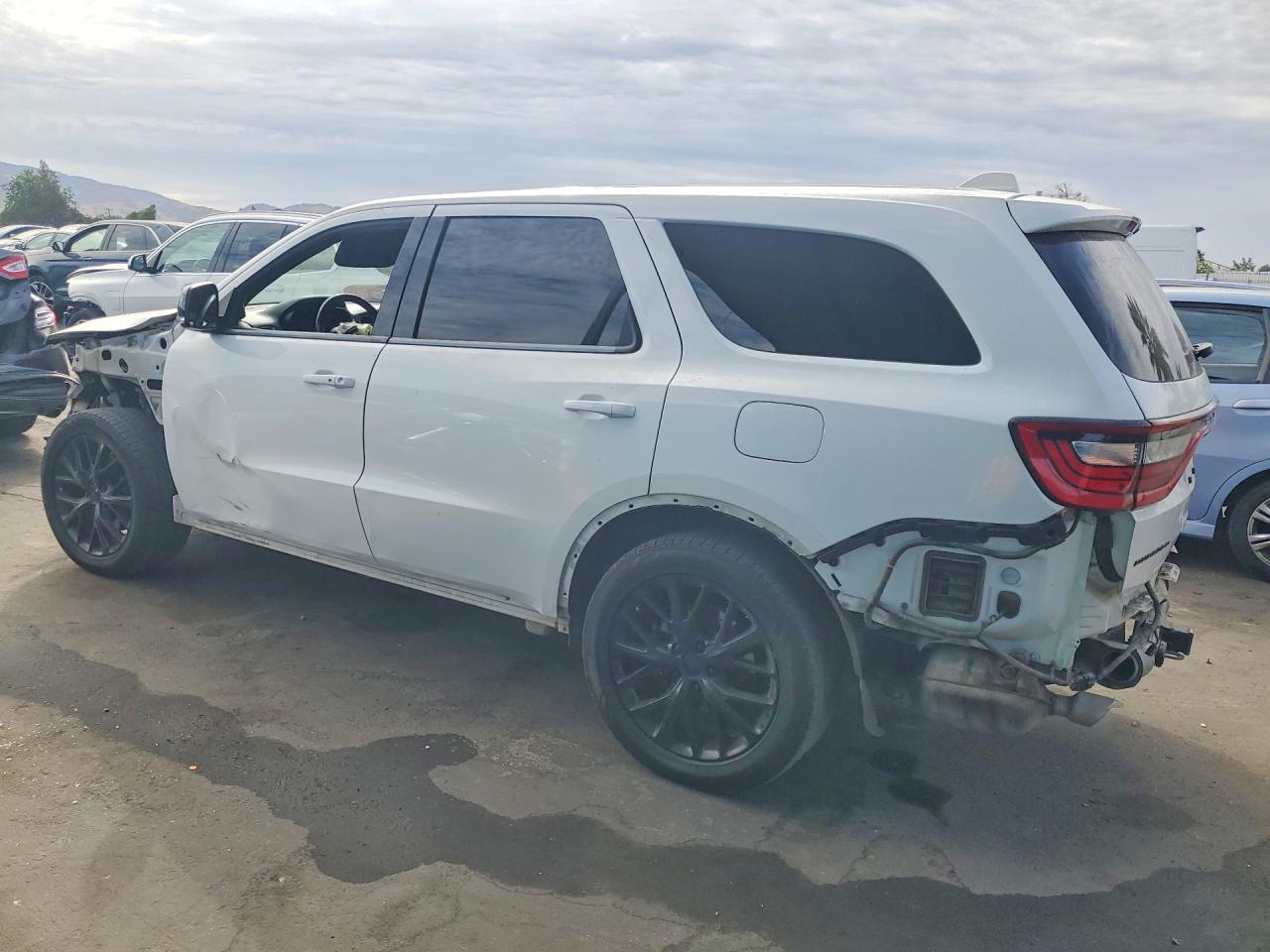 2015 Dodge Durango R/t White vin: 1C4SDHCT1FC907316