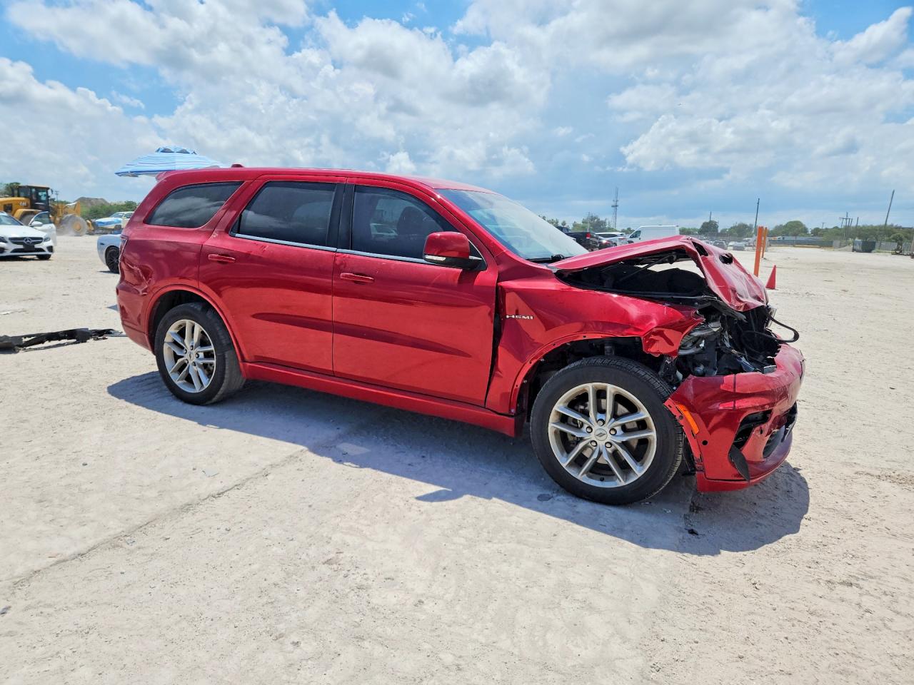 2021 Dodge Durango R Red vin: 1C4SDHCT1MC824952