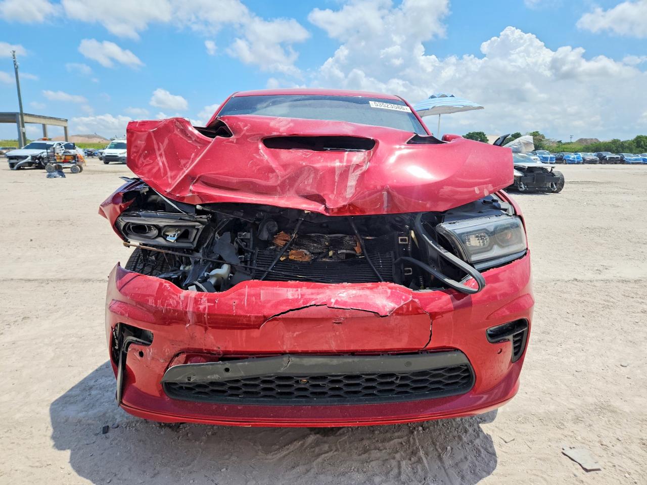 2021 Dodge Durango R Red vin: 1C4SDHCT1MC824952
