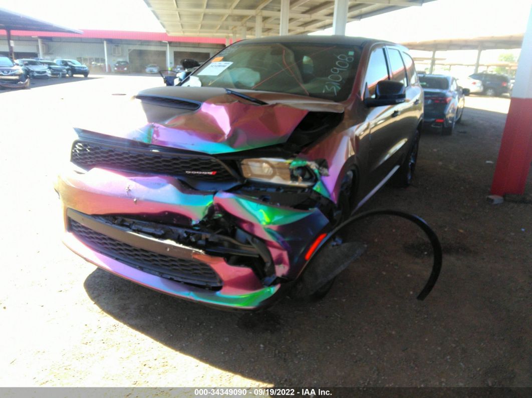 2021 Dodge Durango R/t Green vin: 1C4SDHCT1MC846837