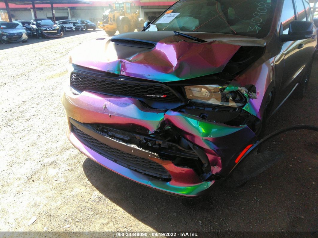 2021 Dodge Durango R/t Green vin: 1C4SDHCT1MC846837