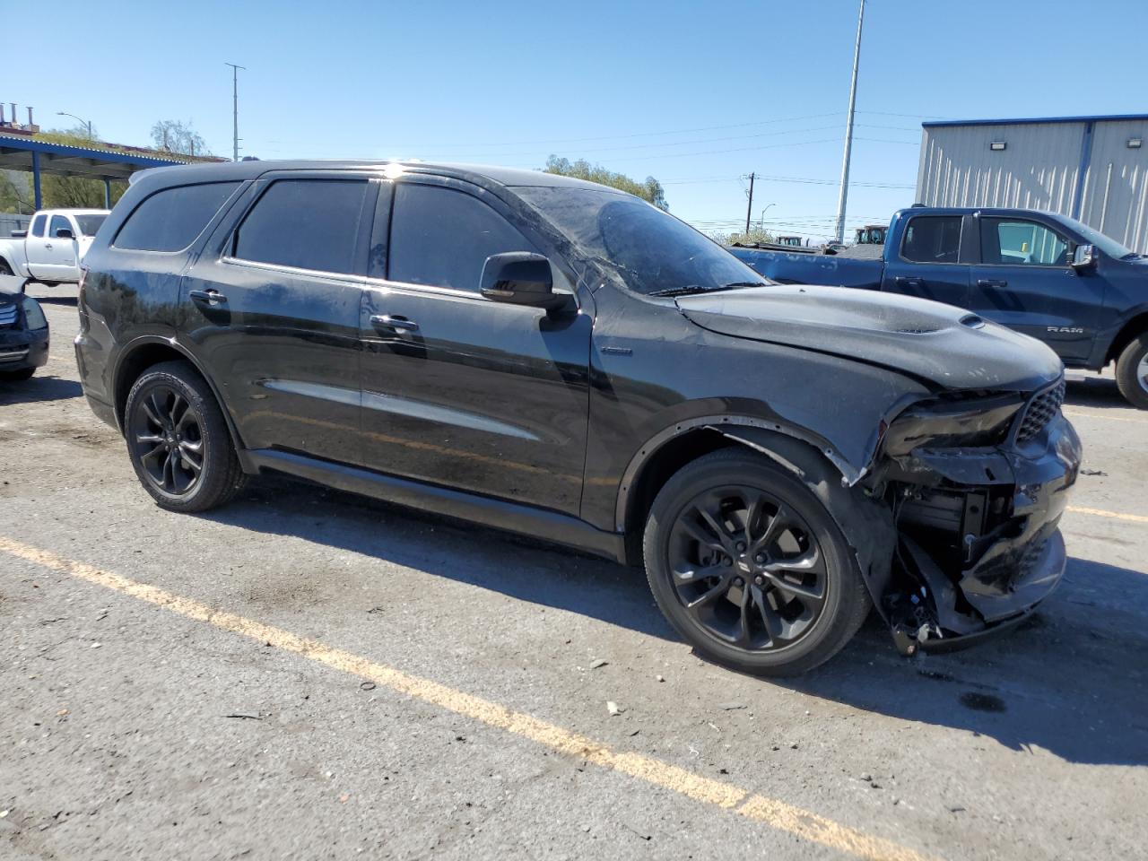 2021 Dodge Durango R/t Black vin: 1C4SDHCT1MC846837