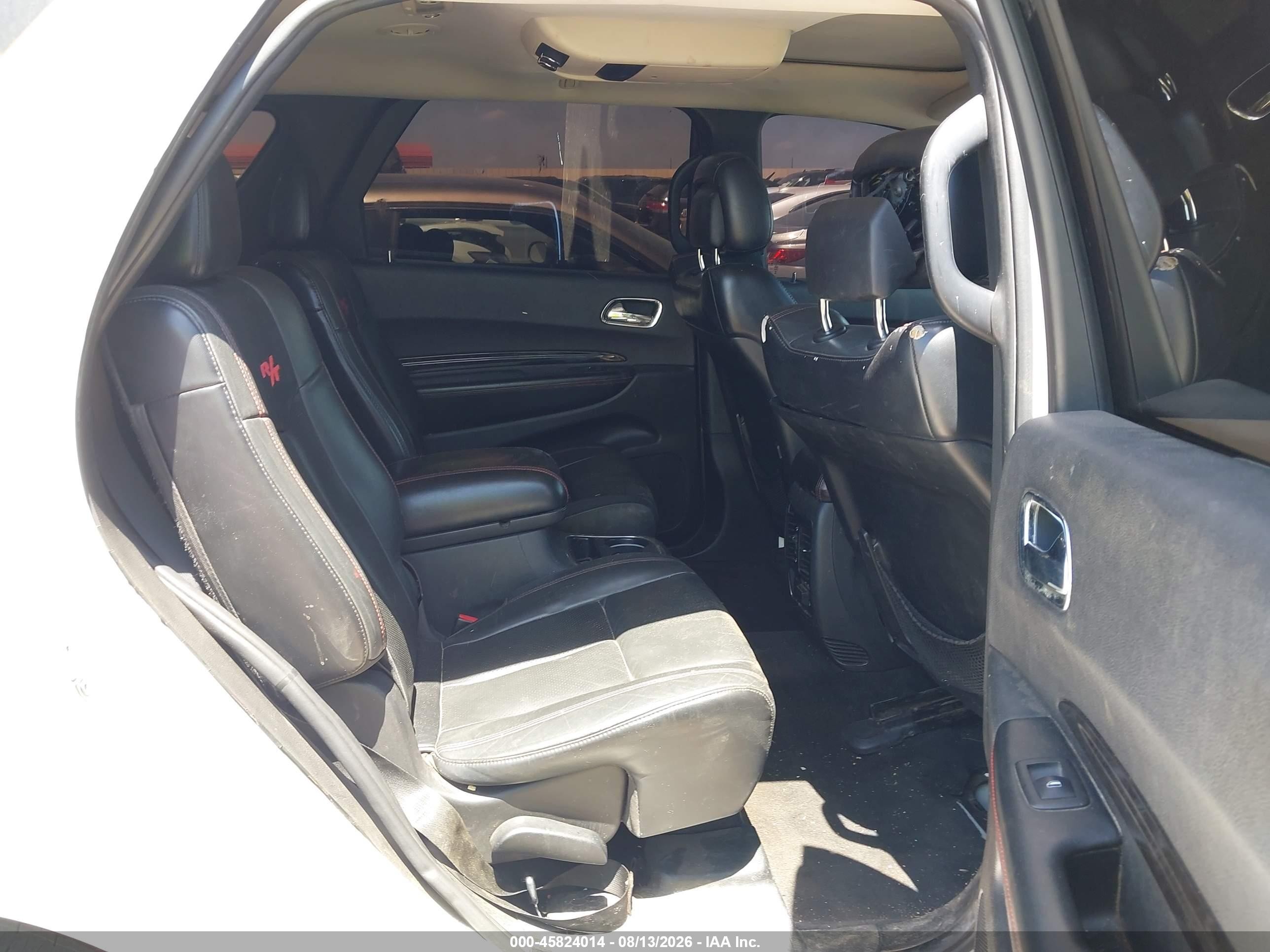 2013 Dodge Durango R/t White vin: 1C4SDHCT2DC697547