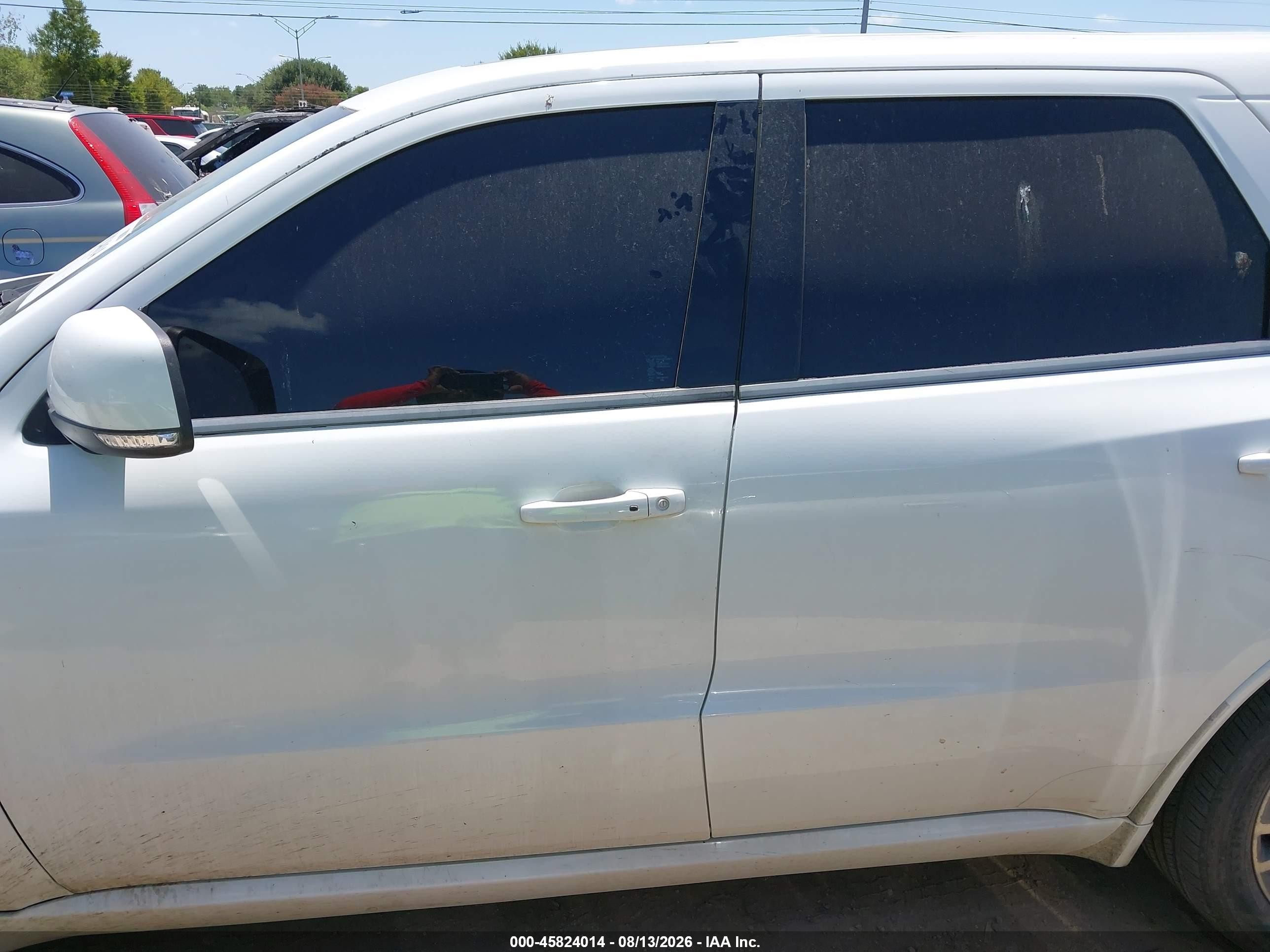 2013 Dodge Durango R/t White vin: 1C4SDHCT2DC697547