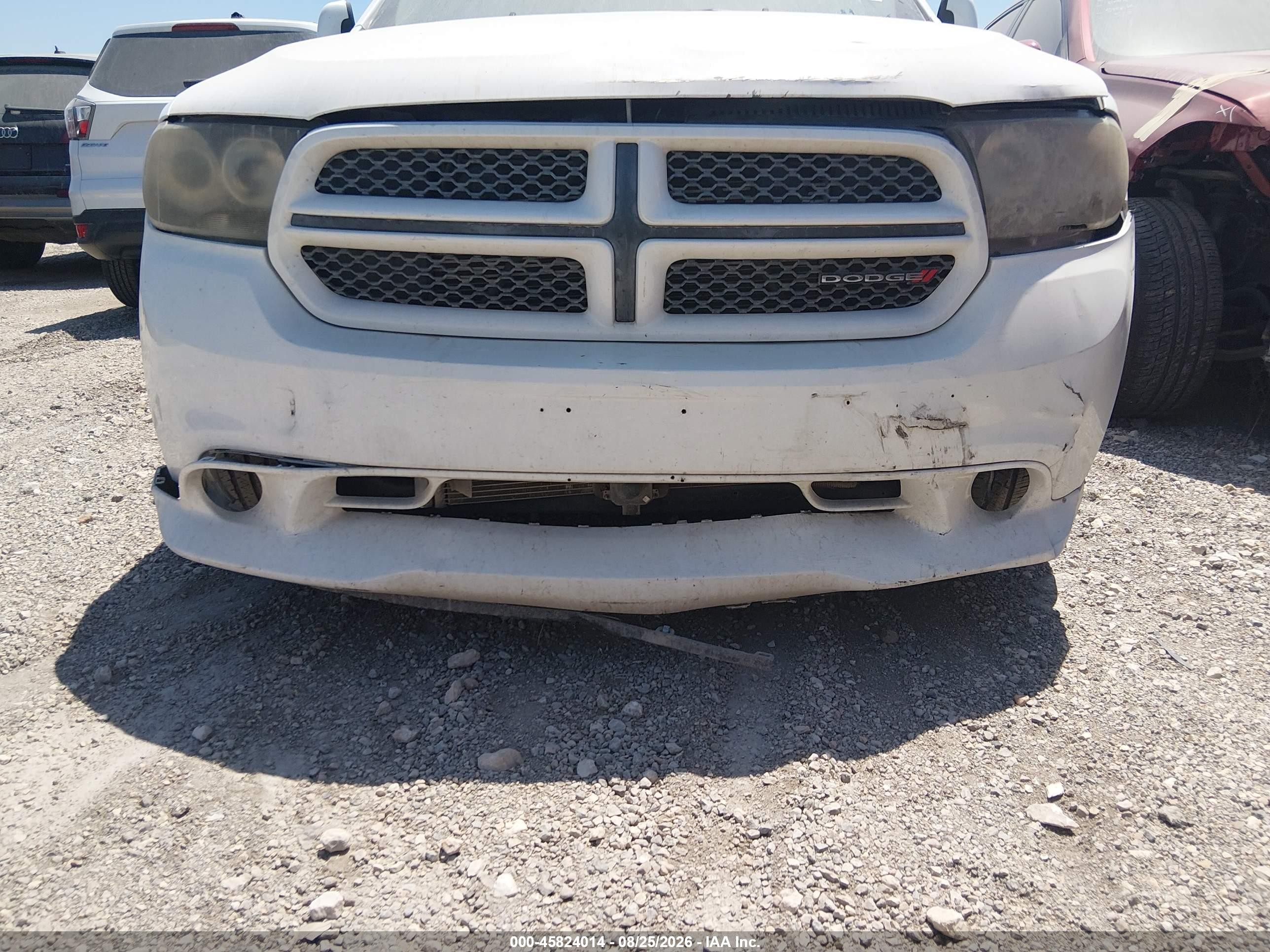 2013 Dodge Durango R/t White vin: 1C4SDHCT2DC697547