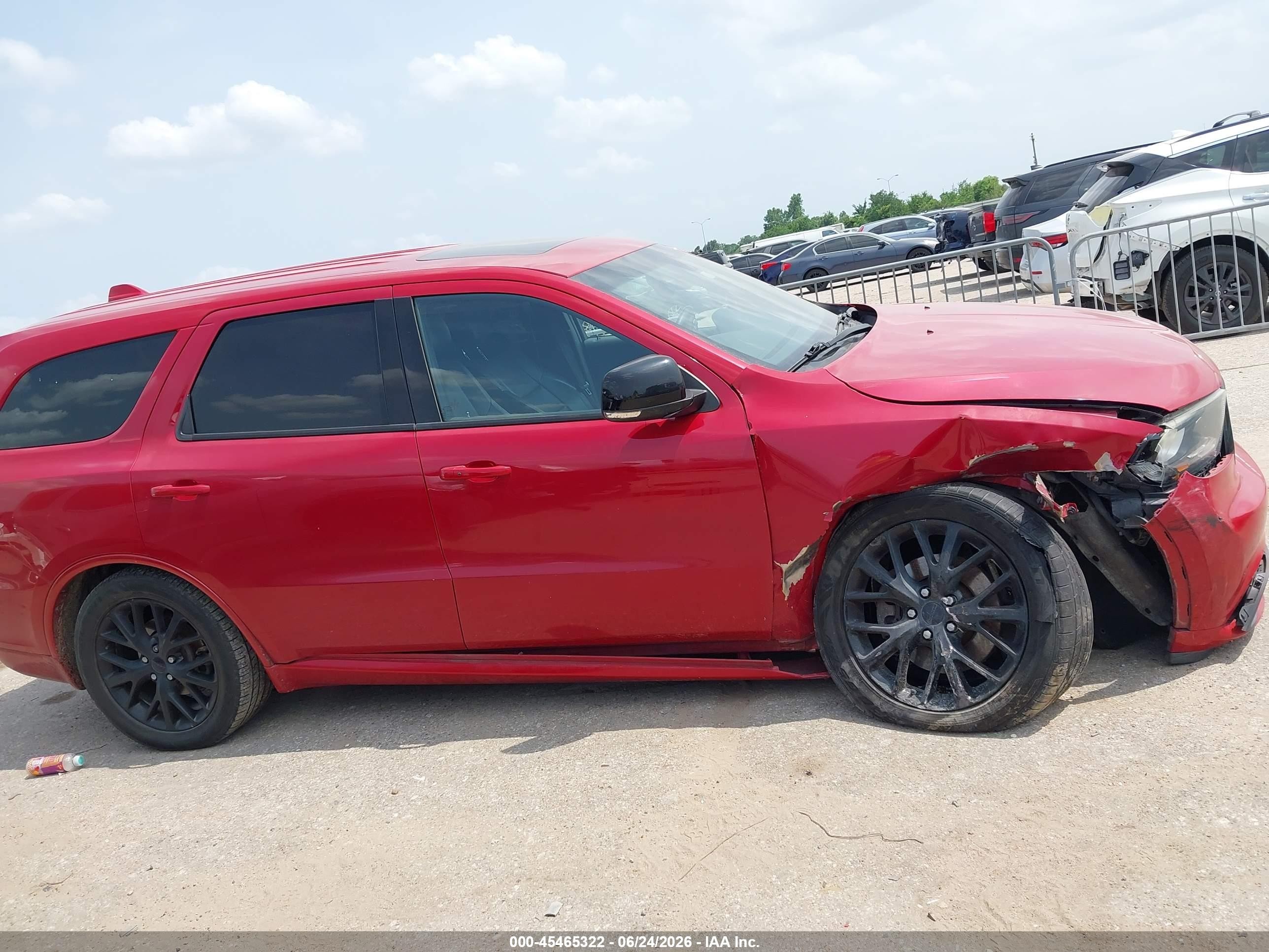 2015 Dodge Durango R/t Red vin: 1C4SDHCT2FC105812