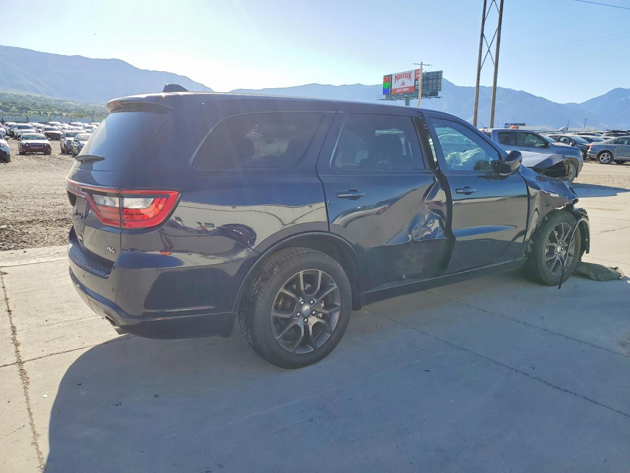 2015 Dodge Durango R Blue vin: 1C4SDHCT2FC194135