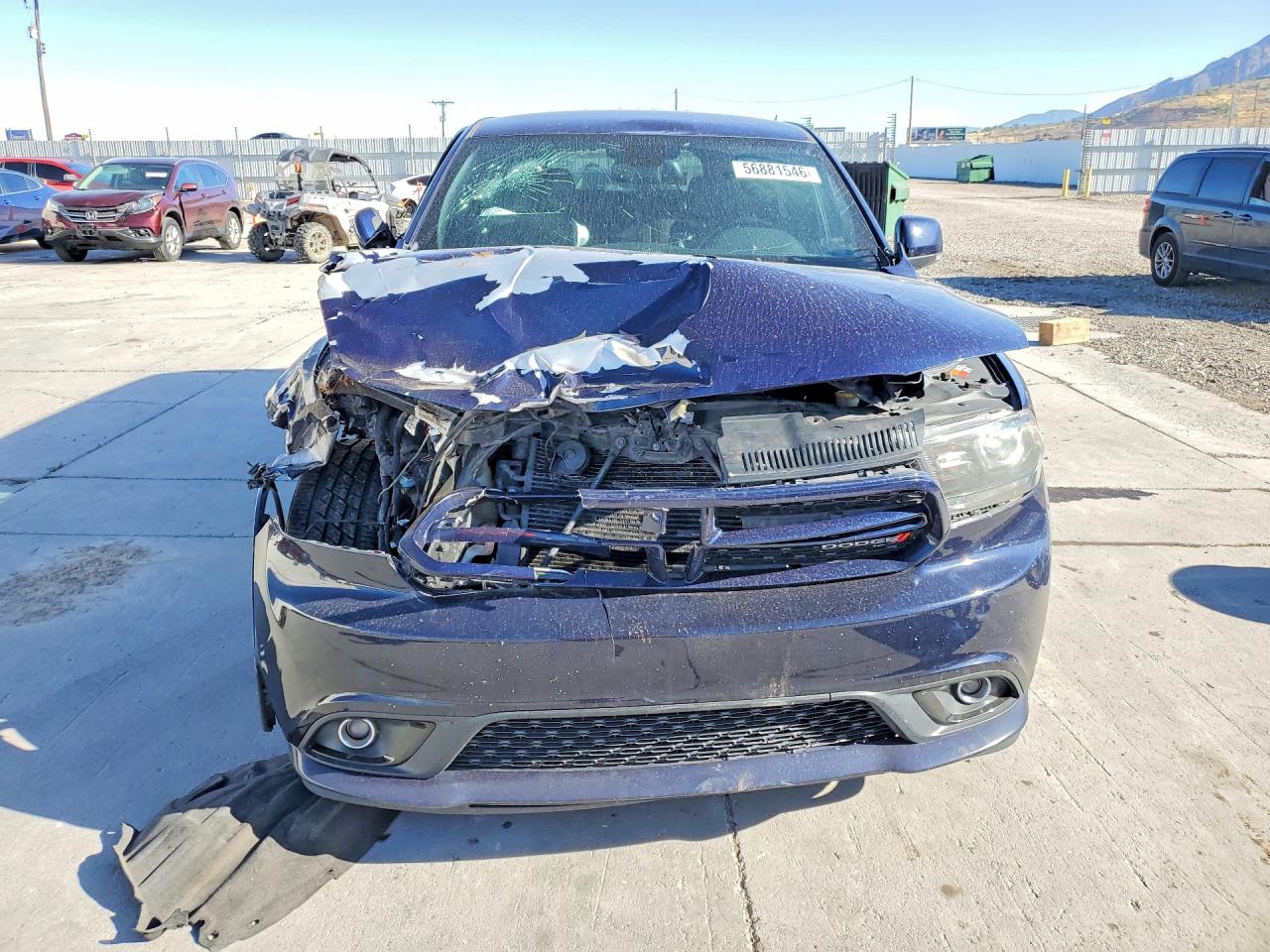 2015 Dodge Durango R Blue vin: 1C4SDHCT2FC194135