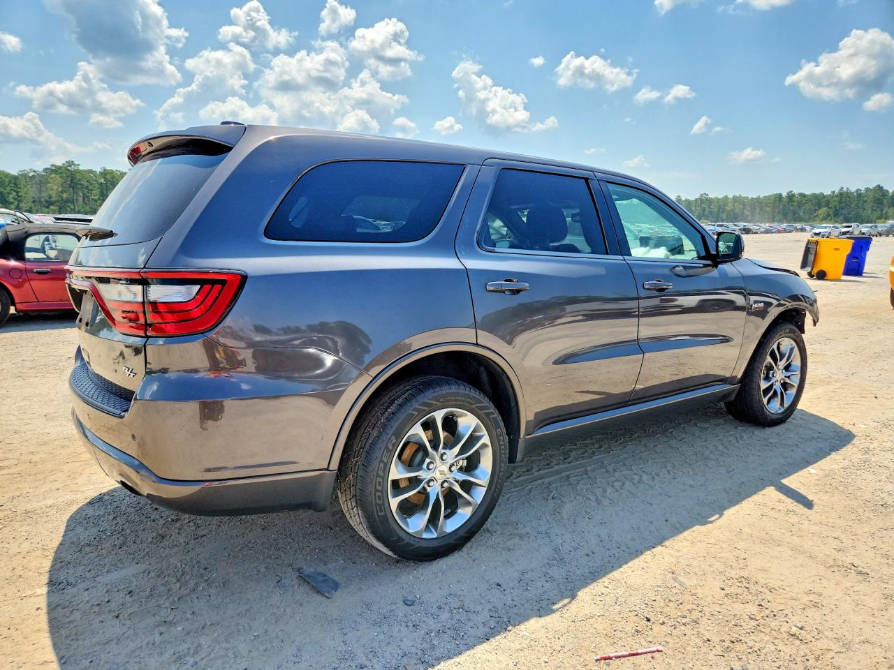 2019 Dodge Durango R/t Gray vin: 1C4SDHCT2KC721438