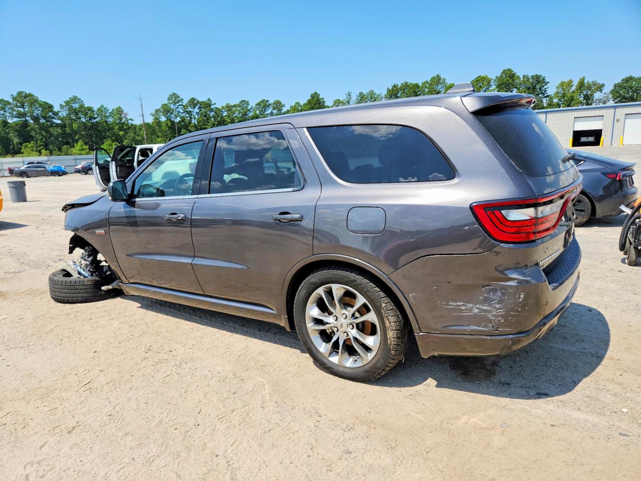 2019 Dodge Durango R/t Gray vin: 1C4SDHCT2KC721438