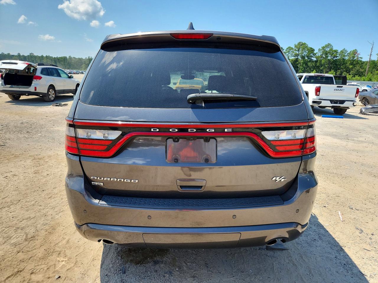 2019 Dodge Durango R/t Gray vin: 1C4SDHCT2KC721438