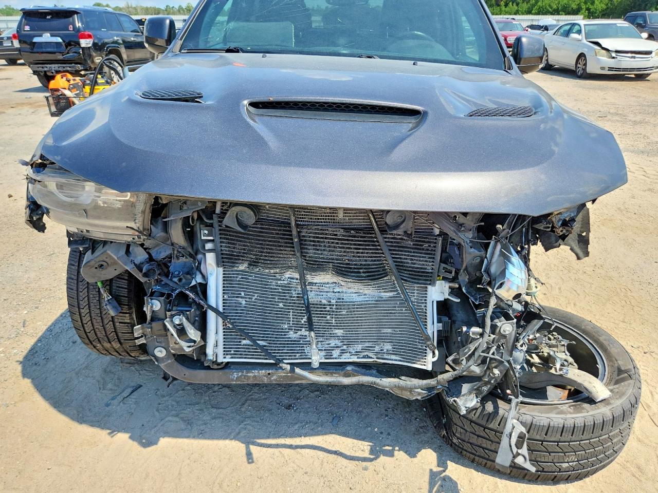 2019 Dodge Durango R/t Gray vin: 1C4SDHCT2KC721438