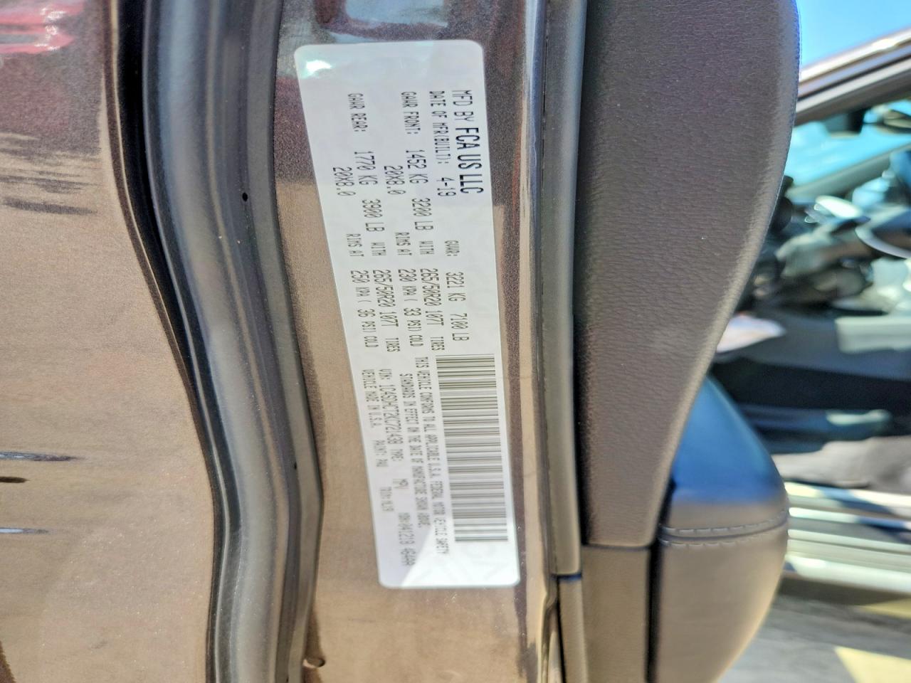 2019 Dodge Durango R/t Gray vin: 1C4SDHCT2KC721438