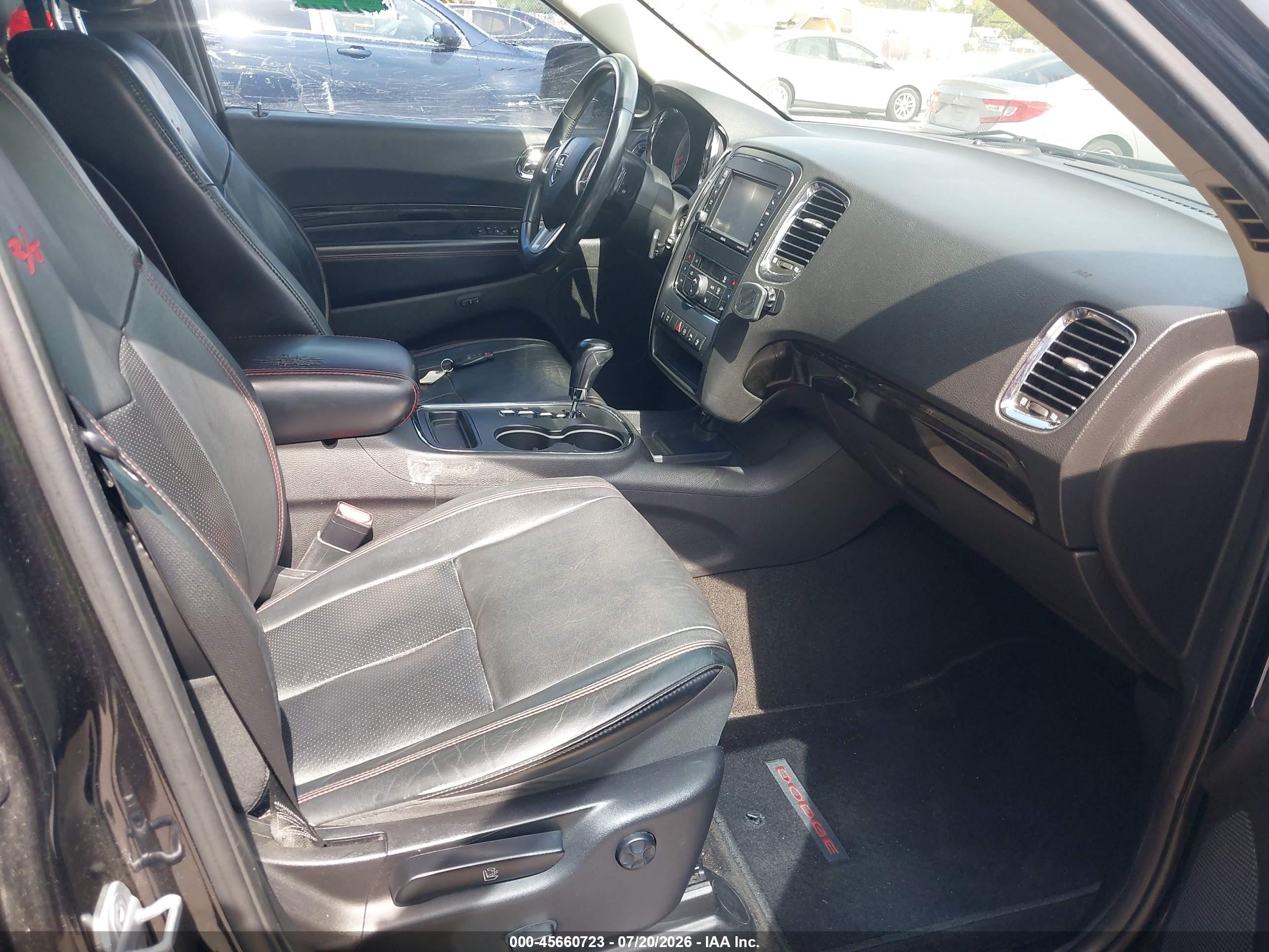 2012 Dodge Durango R/t Black vin: 1C4SDHCT3CC314360