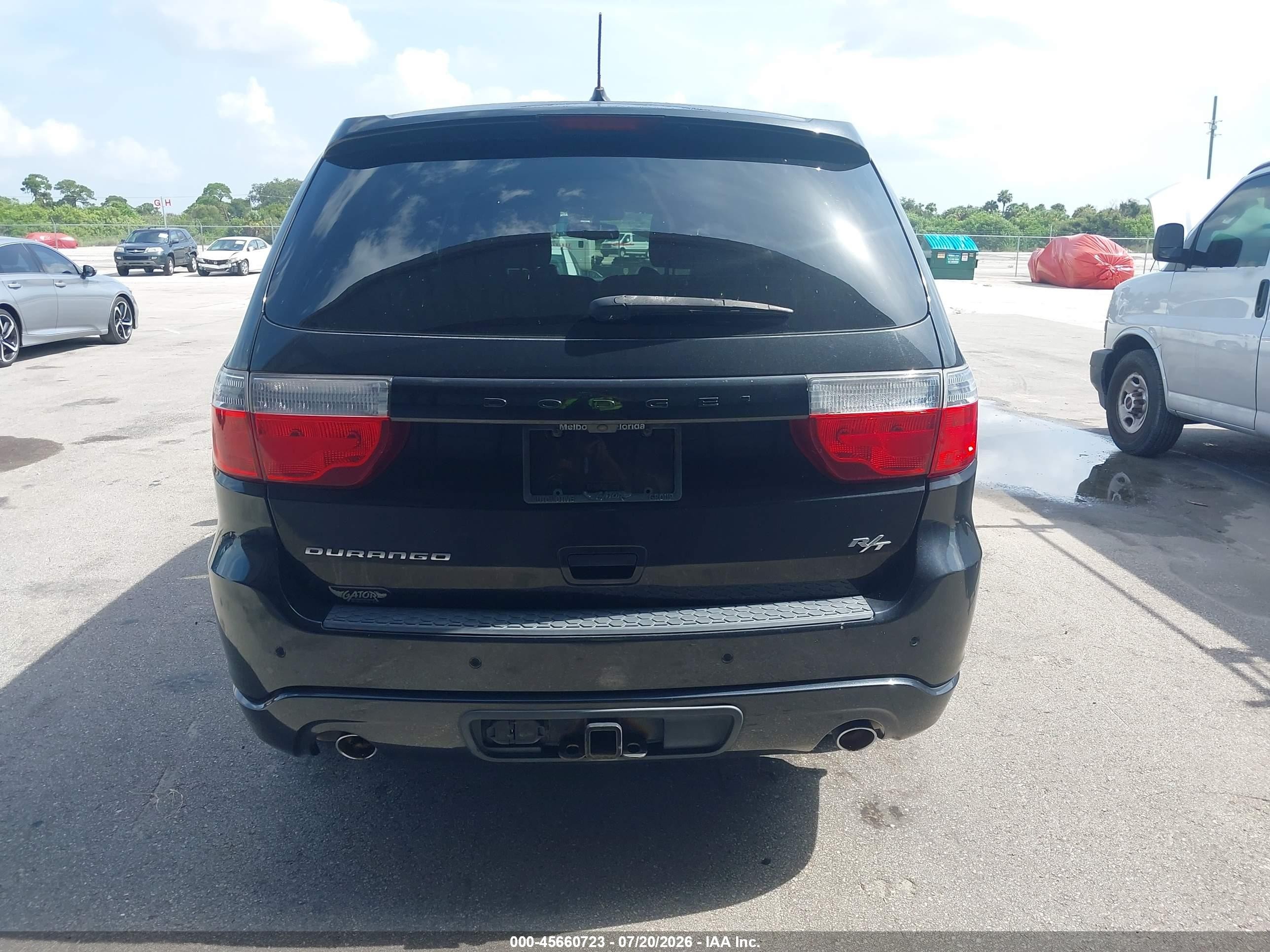 2012 Dodge Durango R/t Black vin: 1C4SDHCT3CC314360