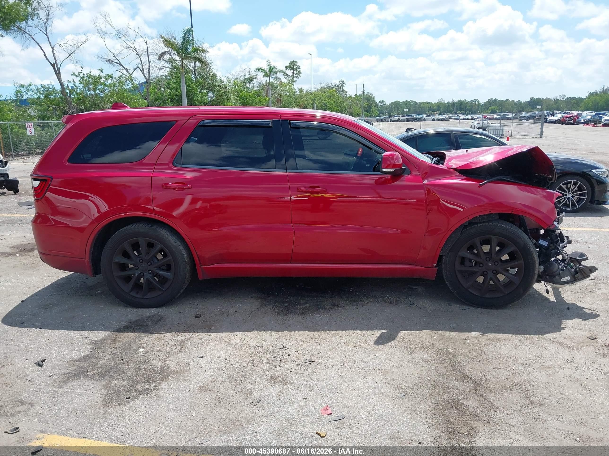 2014 Dodge Durango R/t Красный vin: 1C4SDHCT3EC344106