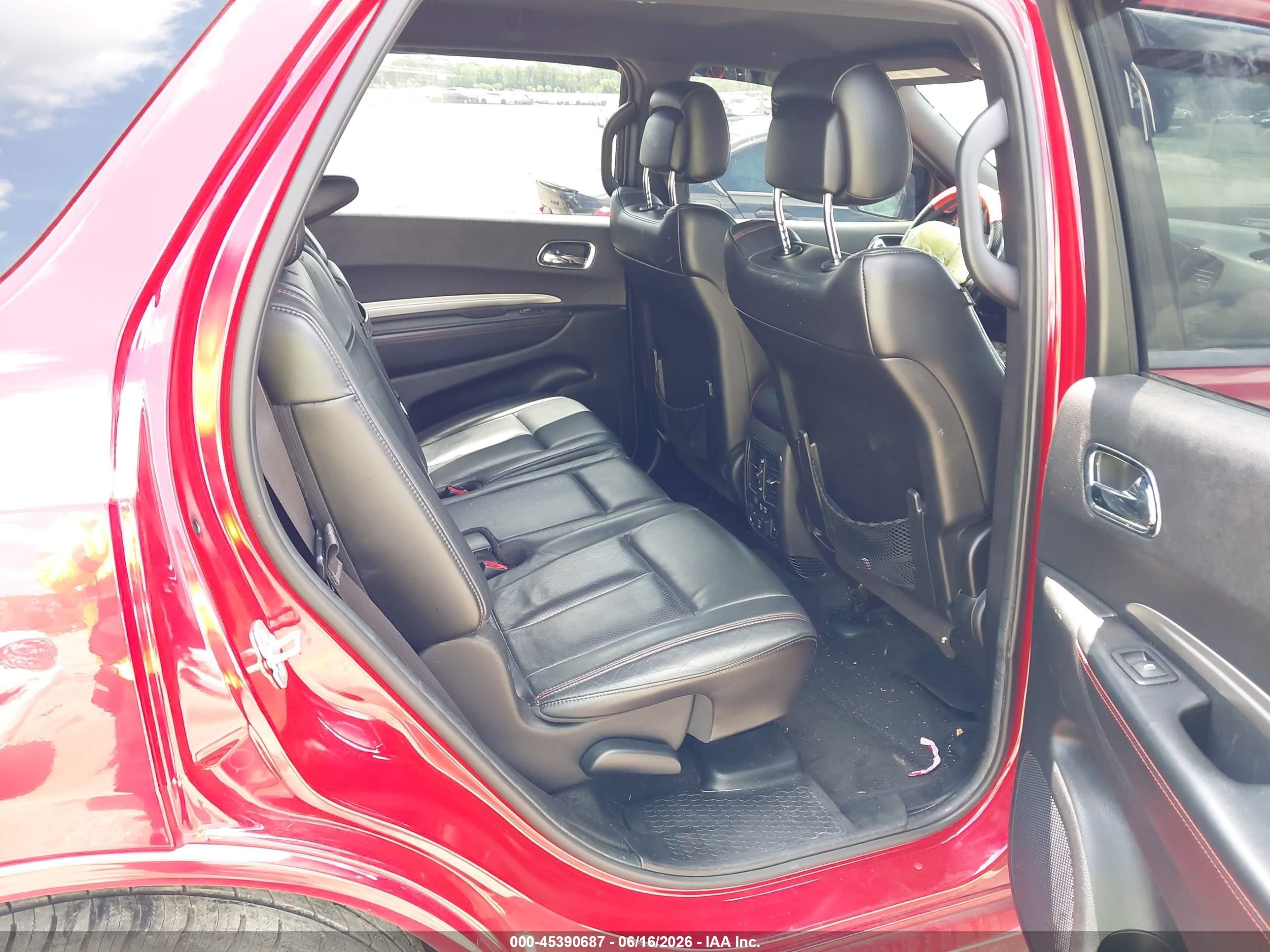 2014 Dodge Durango R/t Красный vin: 1C4SDHCT3EC344106