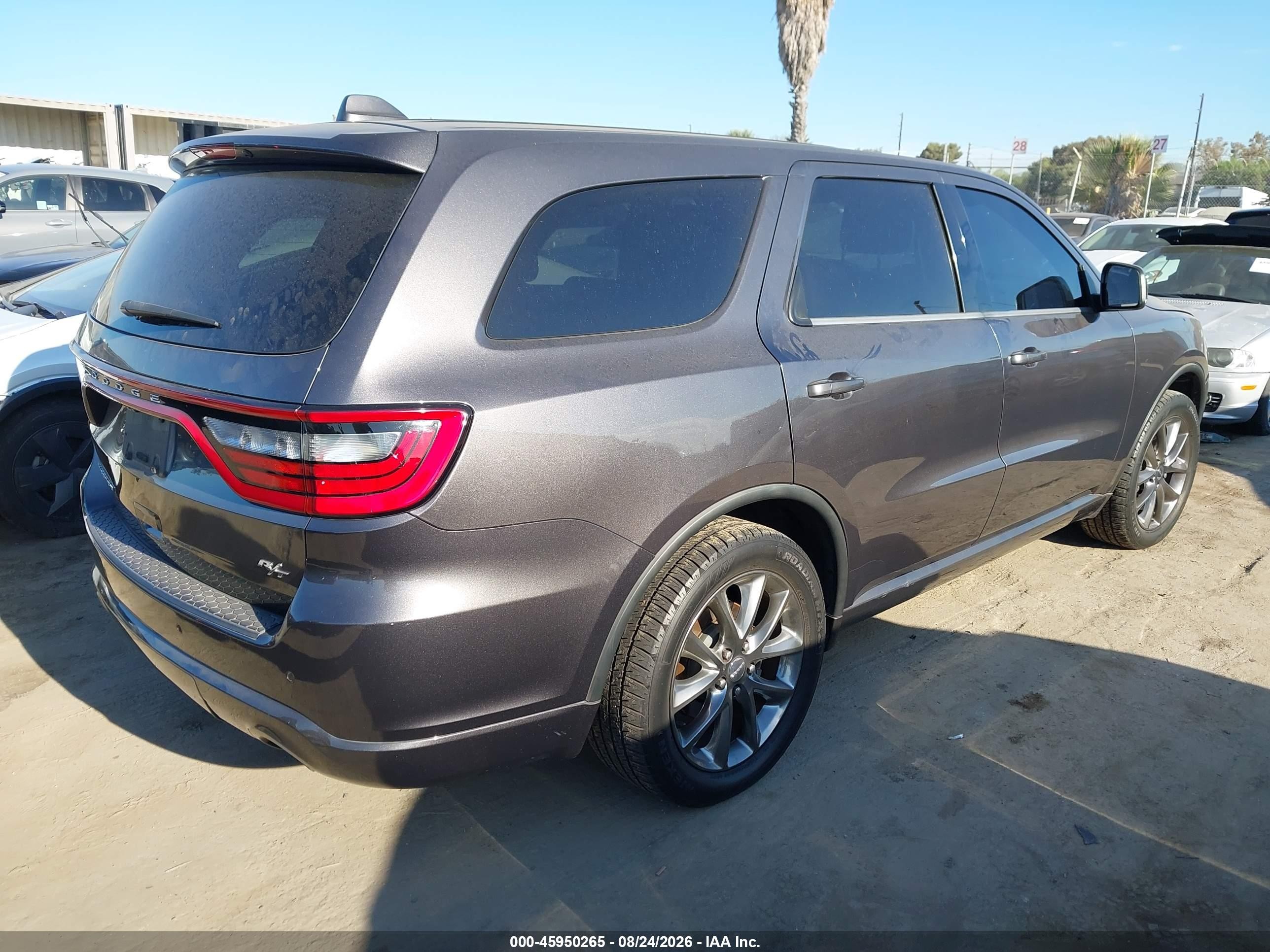 2014 Dodge Durango R/t Gray vin: 1C4SDHCT3EC590959