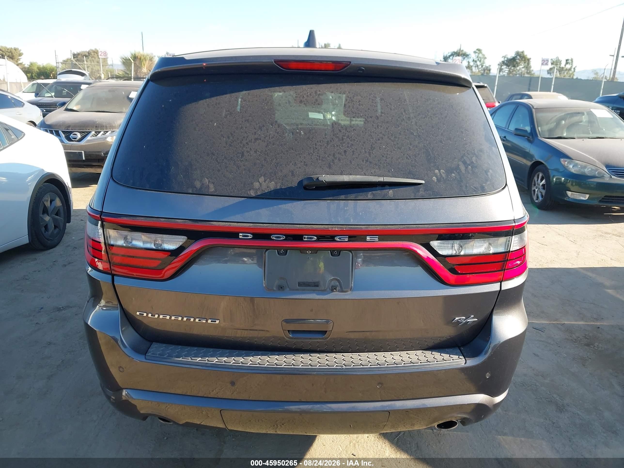2014 Dodge Durango R/t Gray vin: 1C4SDHCT3EC590959