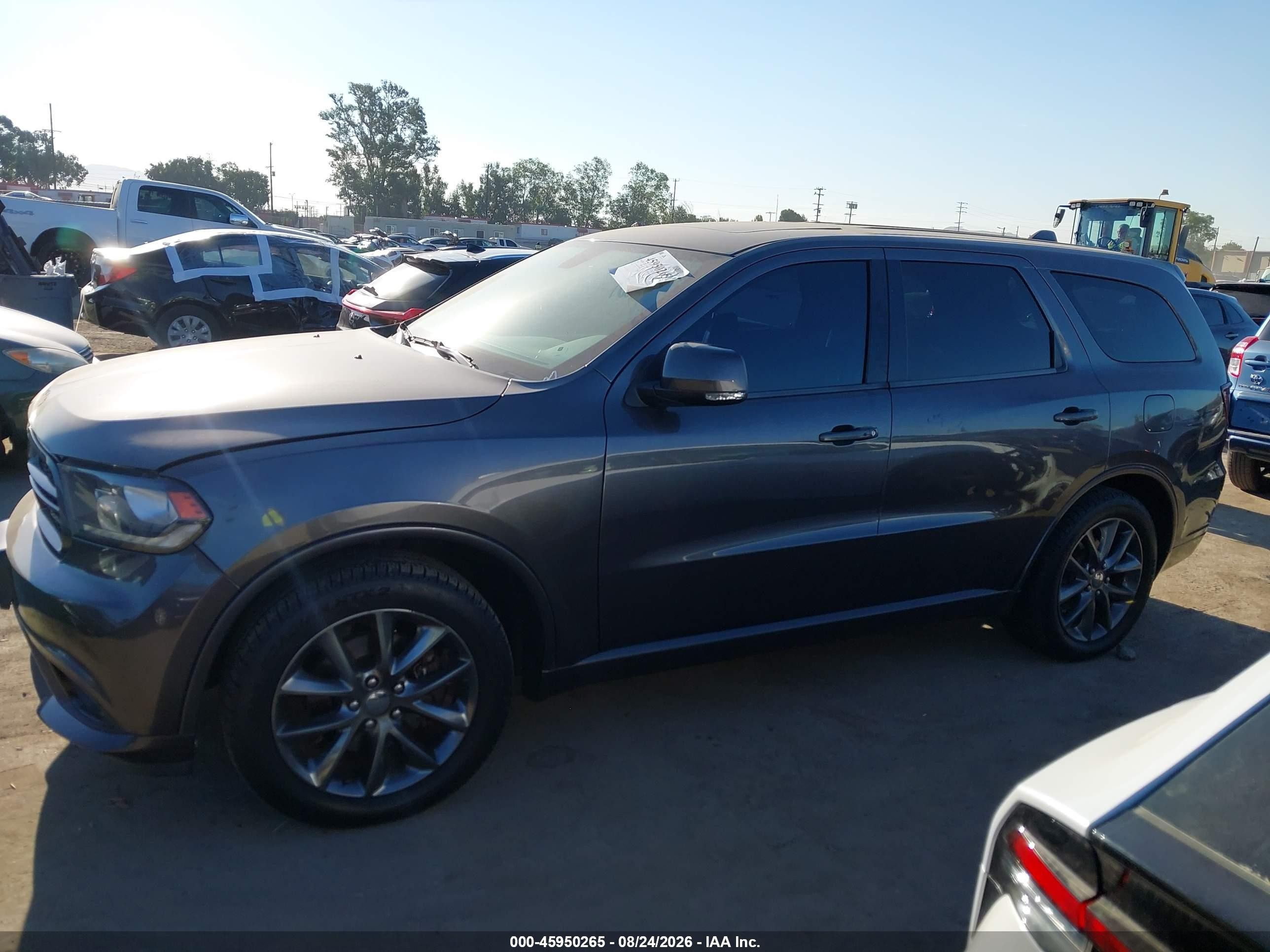 2014 Dodge Durango R/t Gray vin: 1C4SDHCT3EC590959