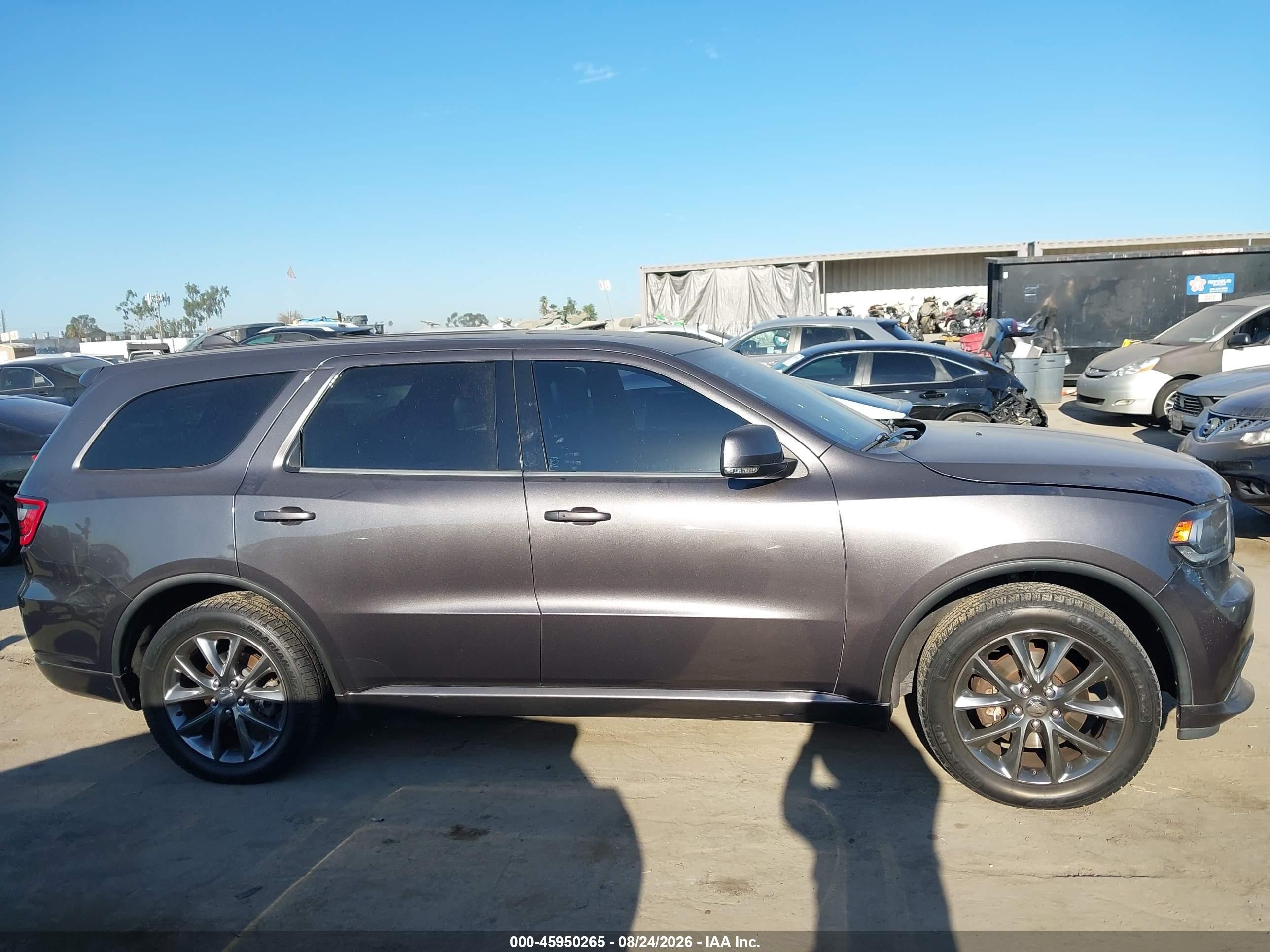 2014 Dodge Durango R/t Gray vin: 1C4SDHCT3EC590959