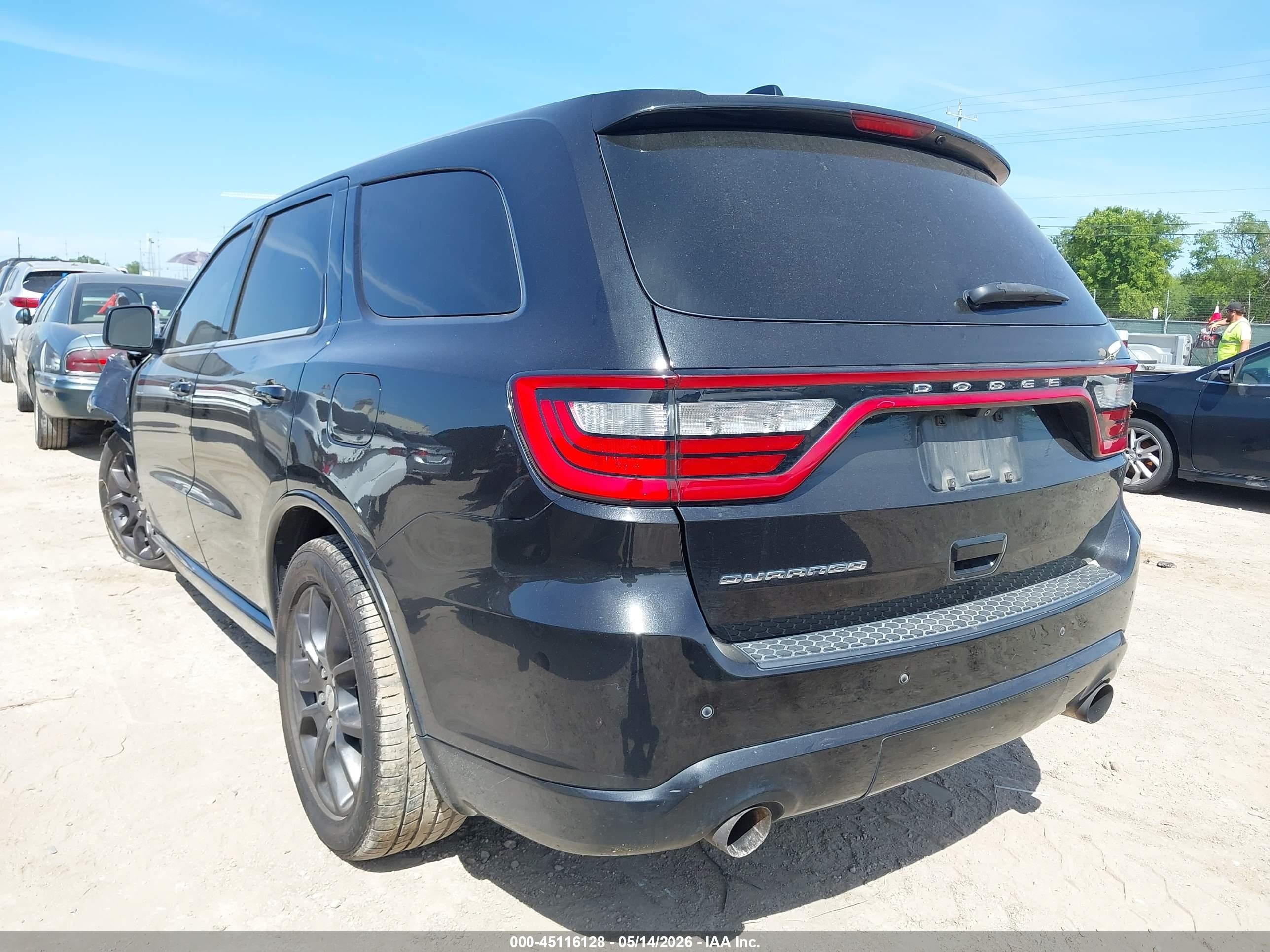 2015 Dodge Durango R/t Black vin: 1C4SDHCT3FC244038