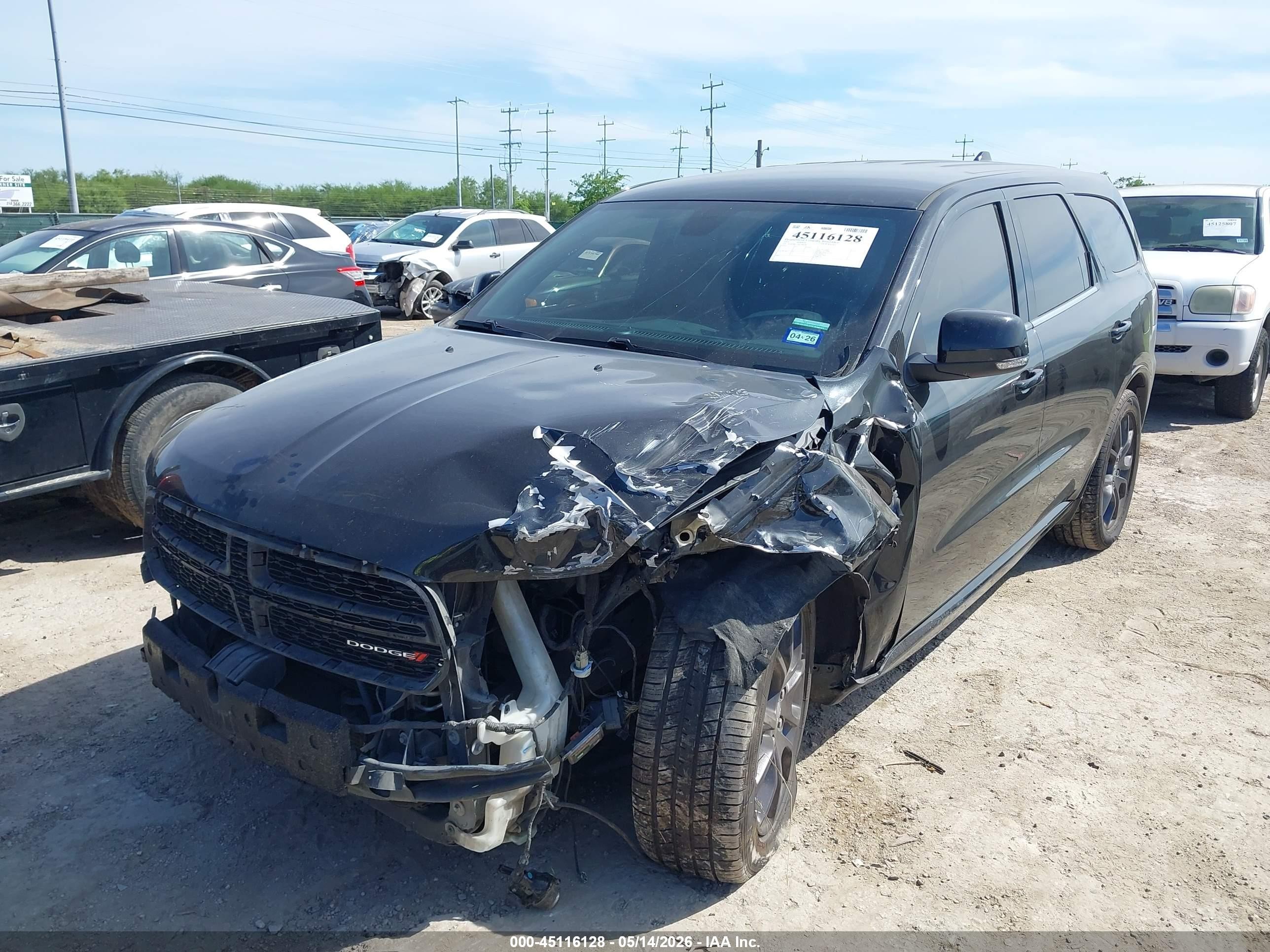 2015 Dodge Durango R/t Black vin: 1C4SDHCT3FC244038