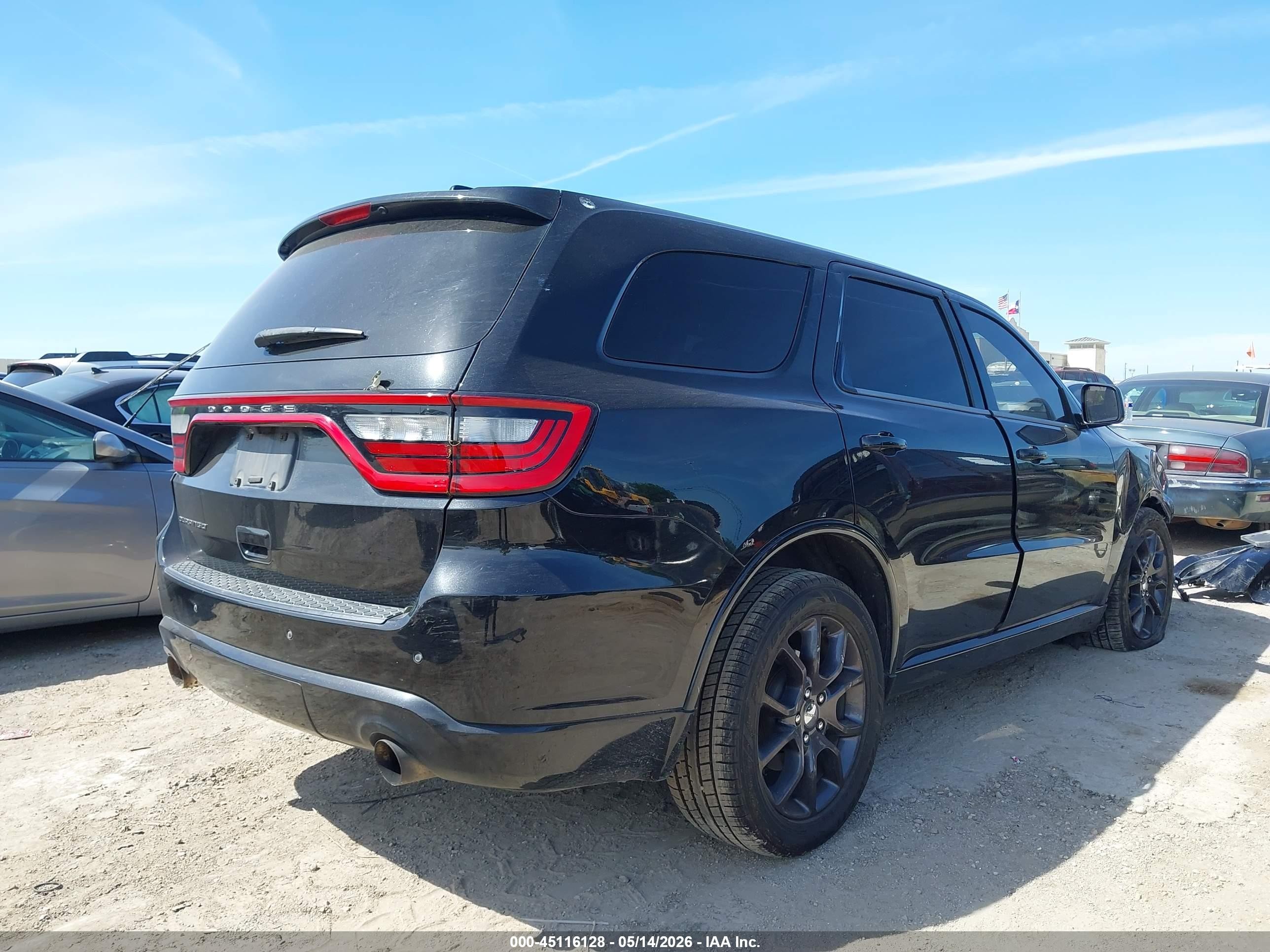 2015 Dodge Durango R/t Black vin: 1C4SDHCT3FC244038