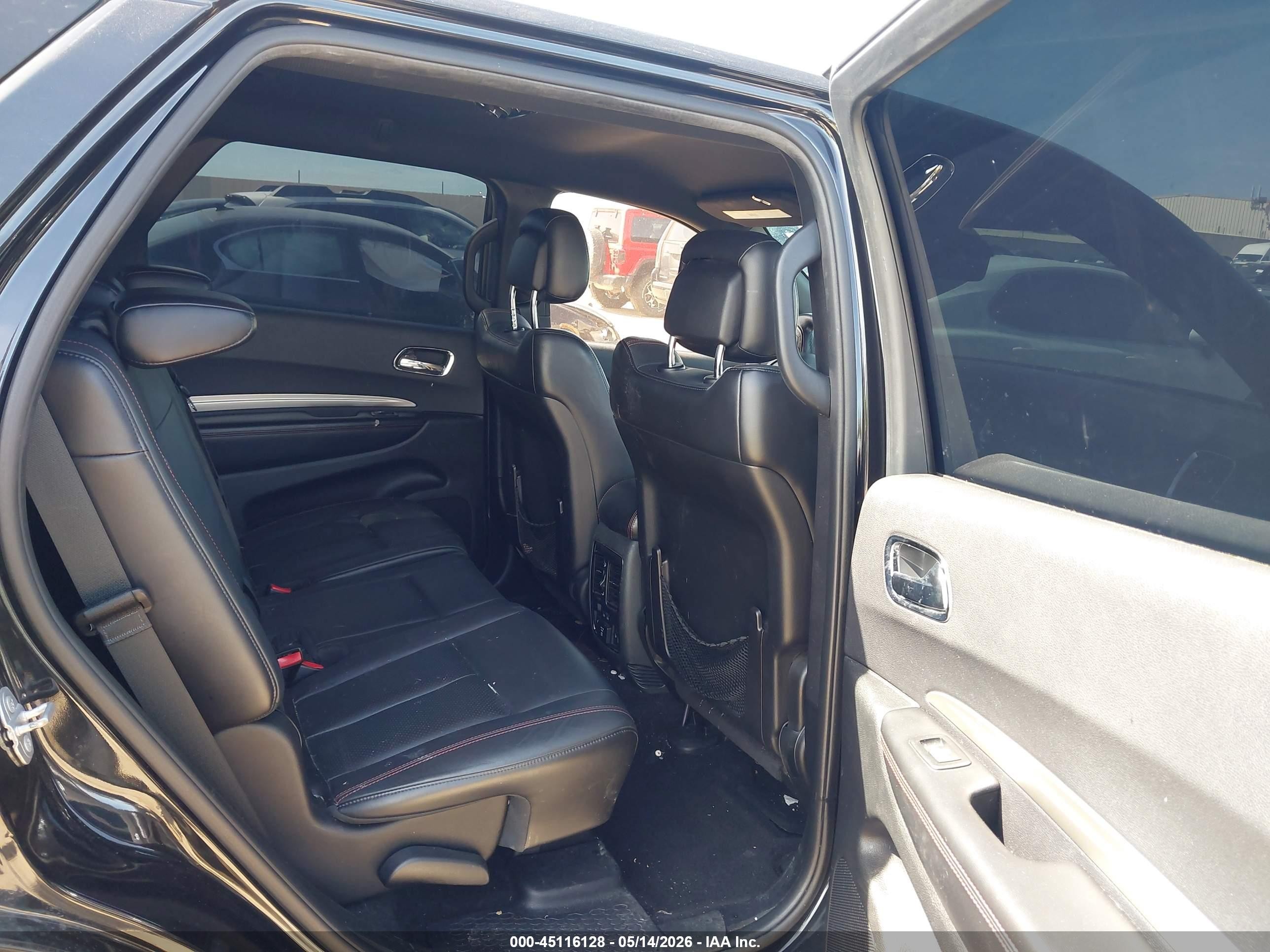 2015 Dodge Durango R/t Black vin: 1C4SDHCT3FC244038