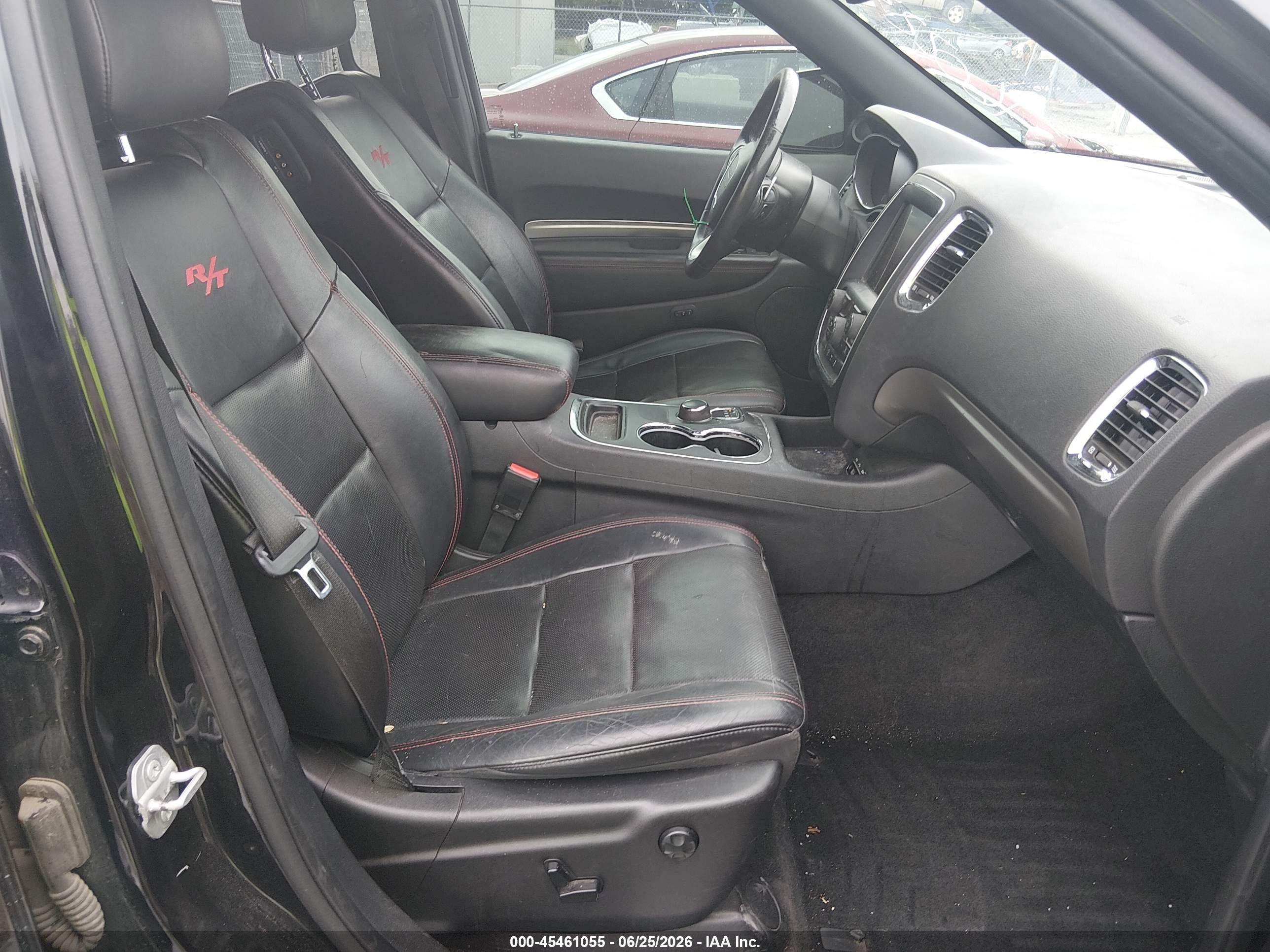 2015 Dodge Durango R/t Черный vin: 1C4SDHCT3FC760223