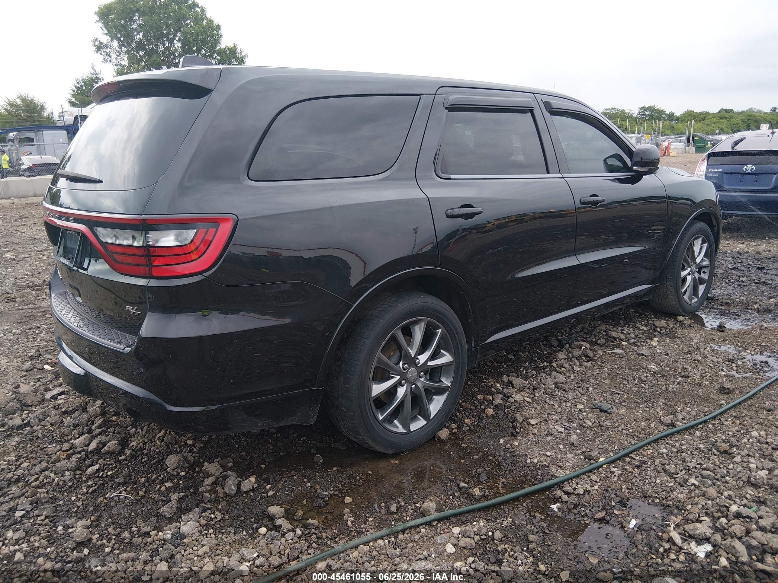 2015 Dodge Durango R/t Черный vin: 1C4SDHCT3FC760223