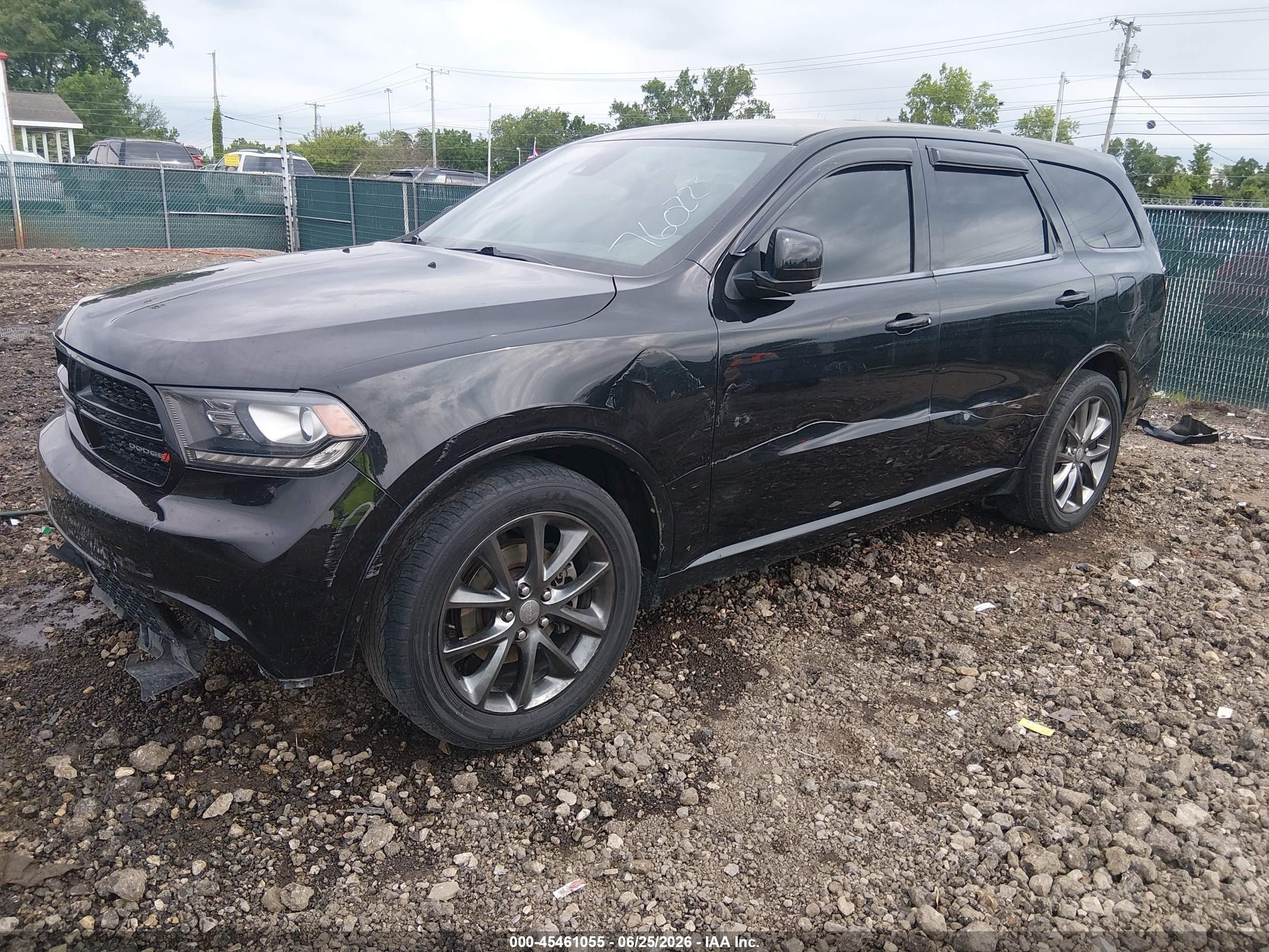 2015 Dodge Durango R/t Черный vin: 1C4SDHCT3FC760223