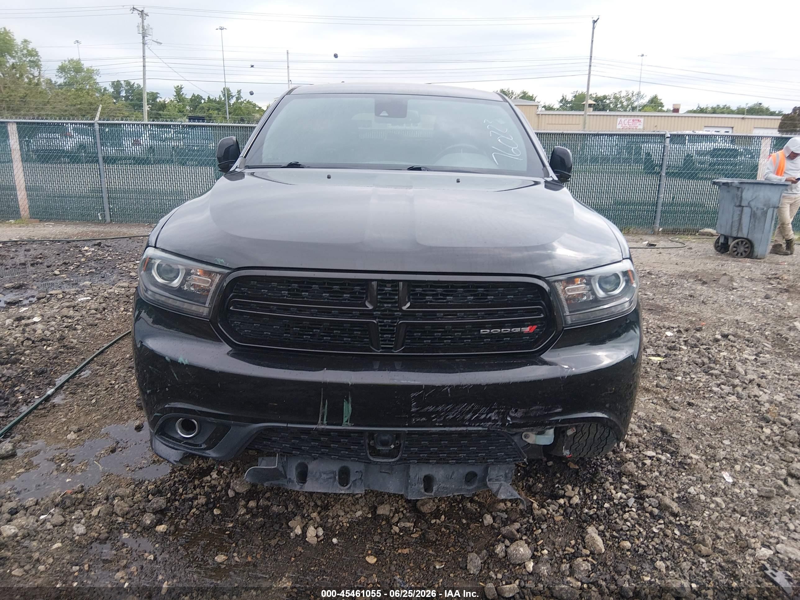 2015 Dodge Durango R/t Черный vin: 1C4SDHCT3FC760223
