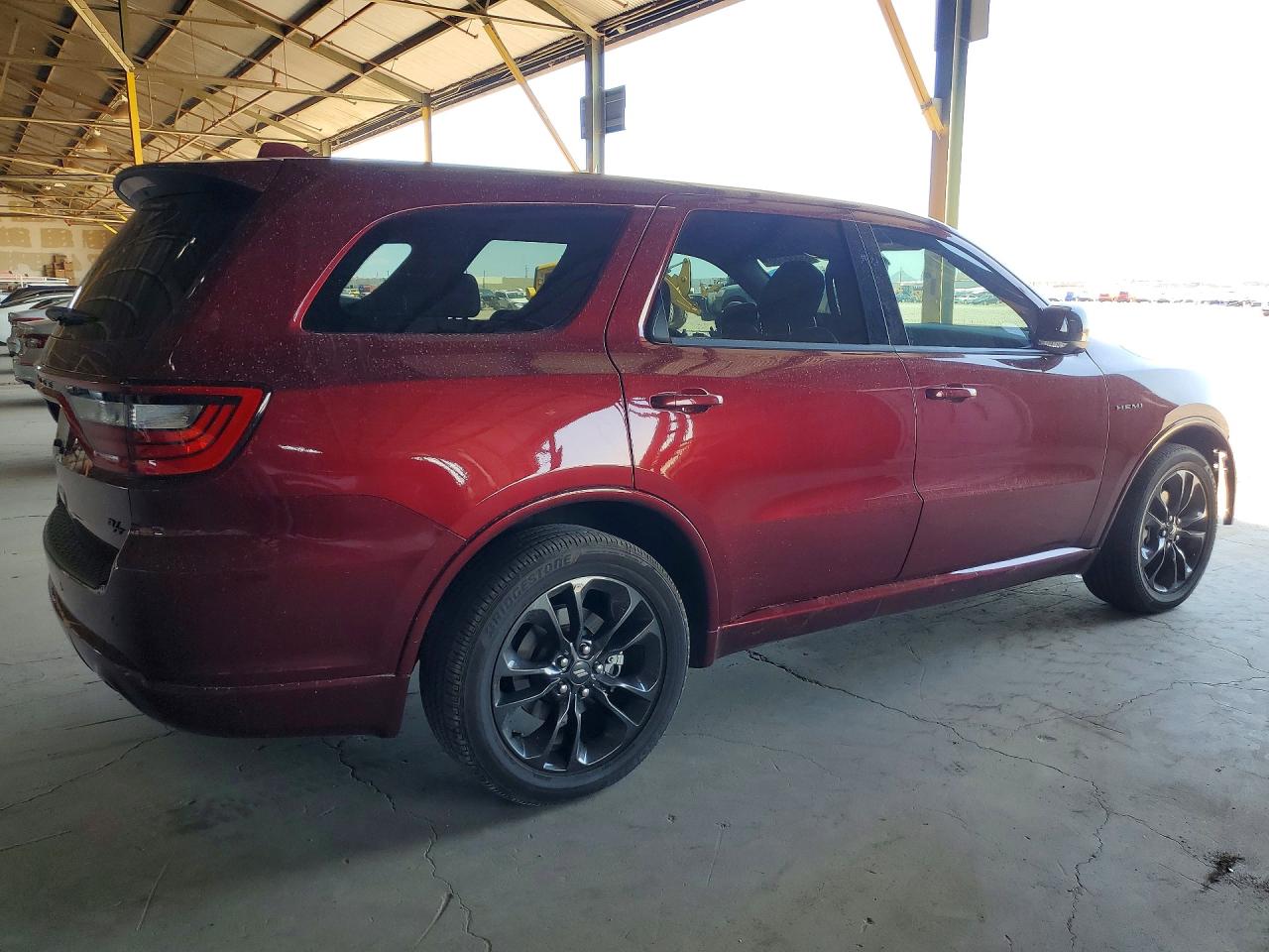 2021 Dodge Durango R/t Burgundy vin: 1C4SDHCT3MC846838