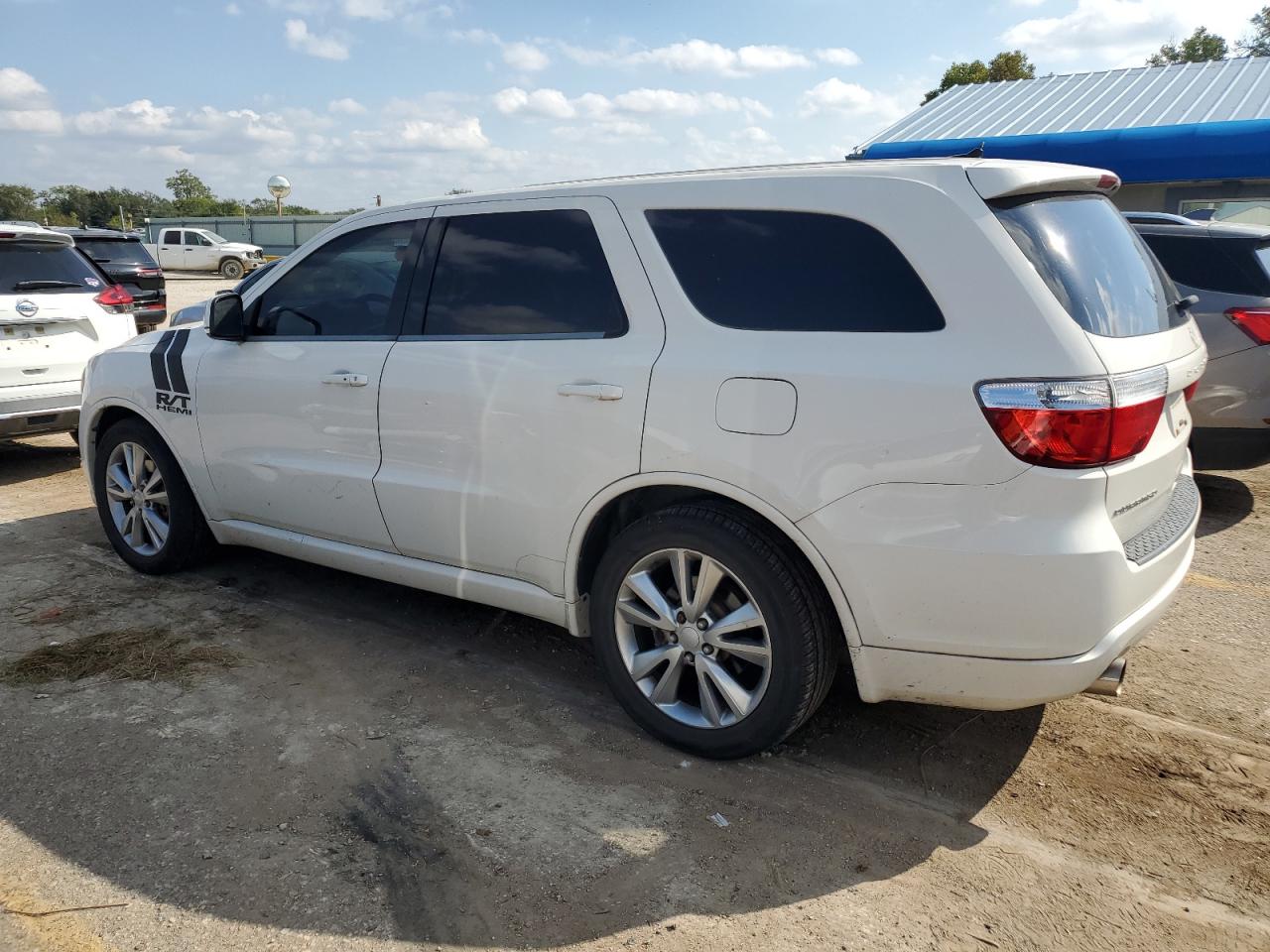 2012 Dodge Durango R/t White vin: 1C4SDHCT4CC130397
