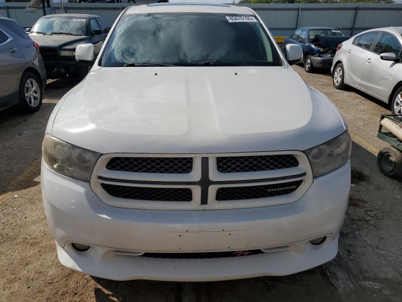 2012 Dodge Durango R/t White vin: 1C4SDHCT4CC130397
