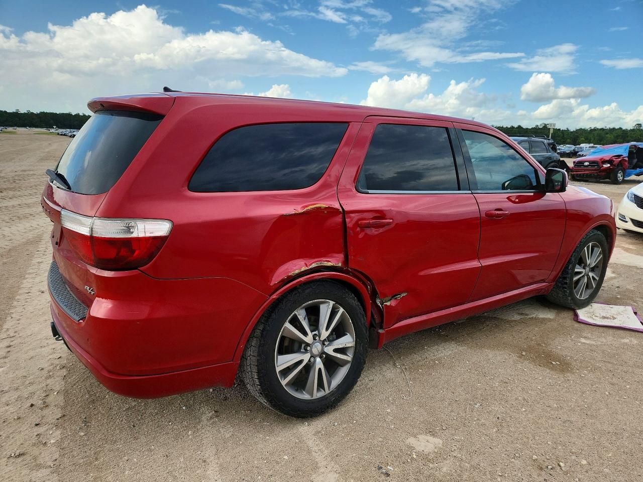 2013 Dodge Durango R/t Red vin: 1C4SDHCT4DC520675