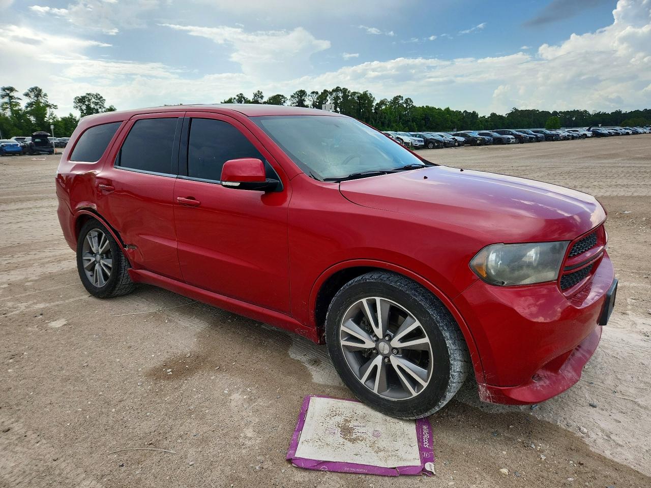 2013 Dodge Durango R/t Red vin: 1C4SDHCT4DC520675