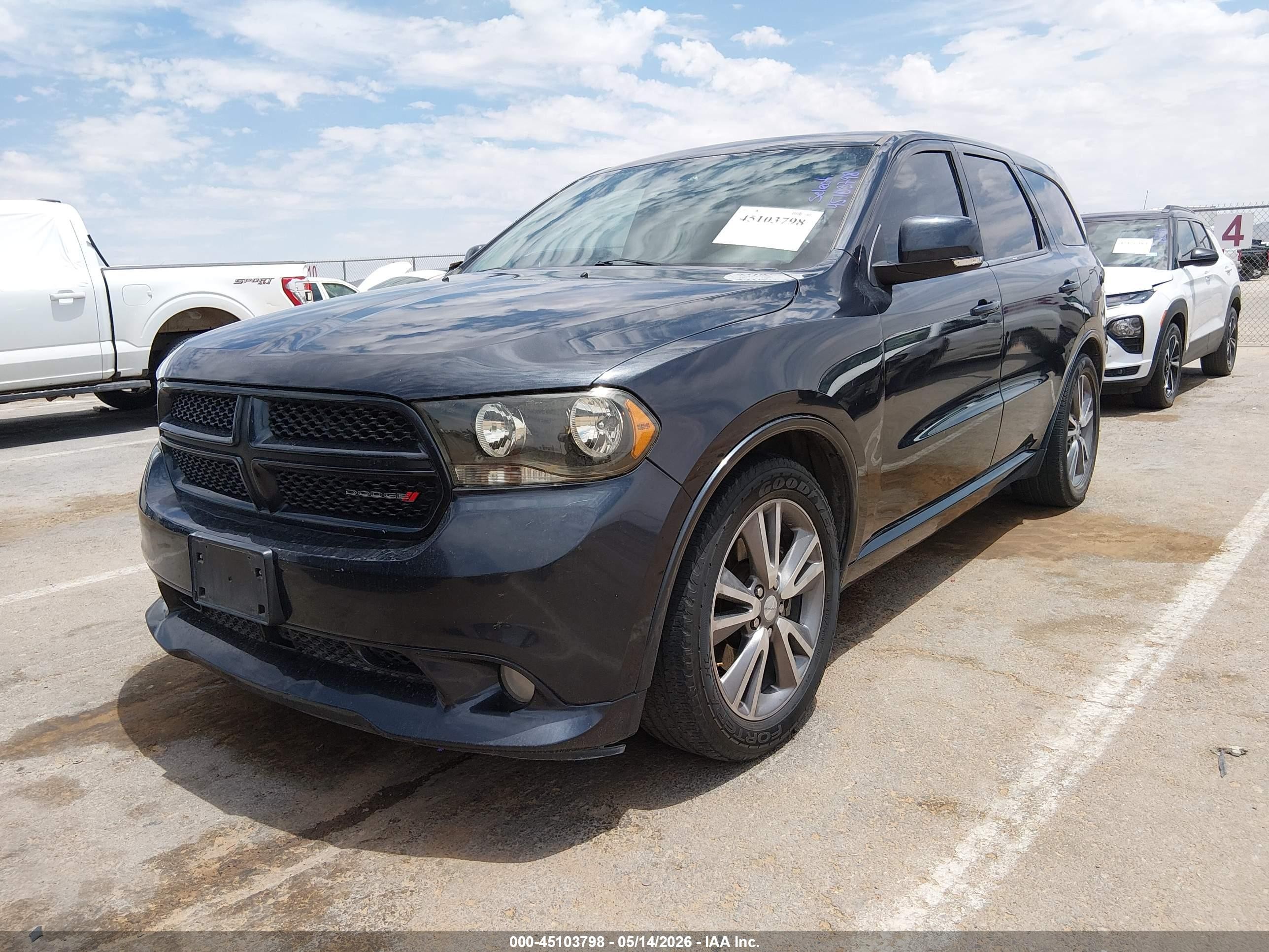 2013 Dodge Durango R/t Gray vin: 1C4SDHCT4DC661634