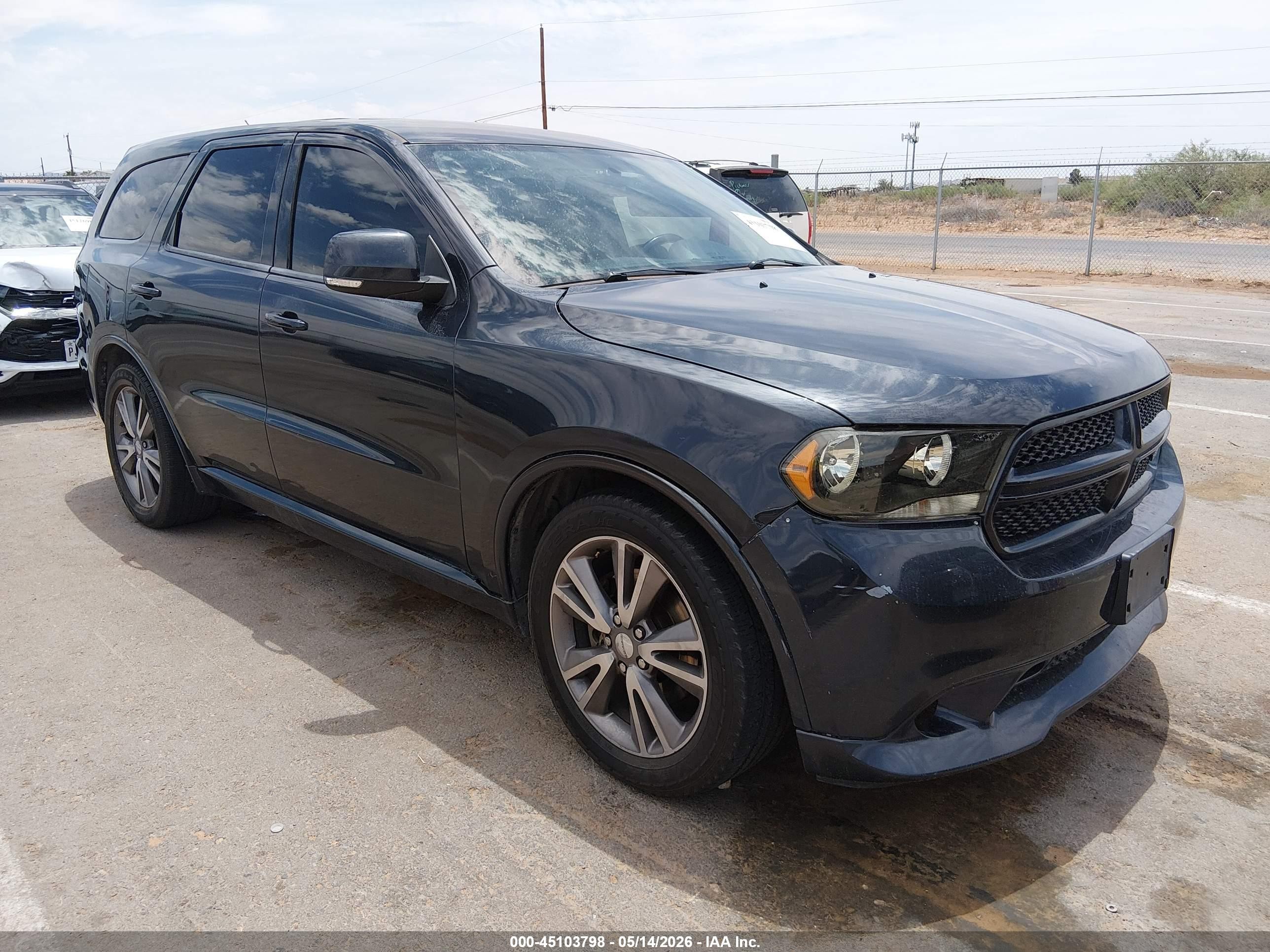 2013 Dodge Durango R/t Gray vin: 1C4SDHCT4DC661634