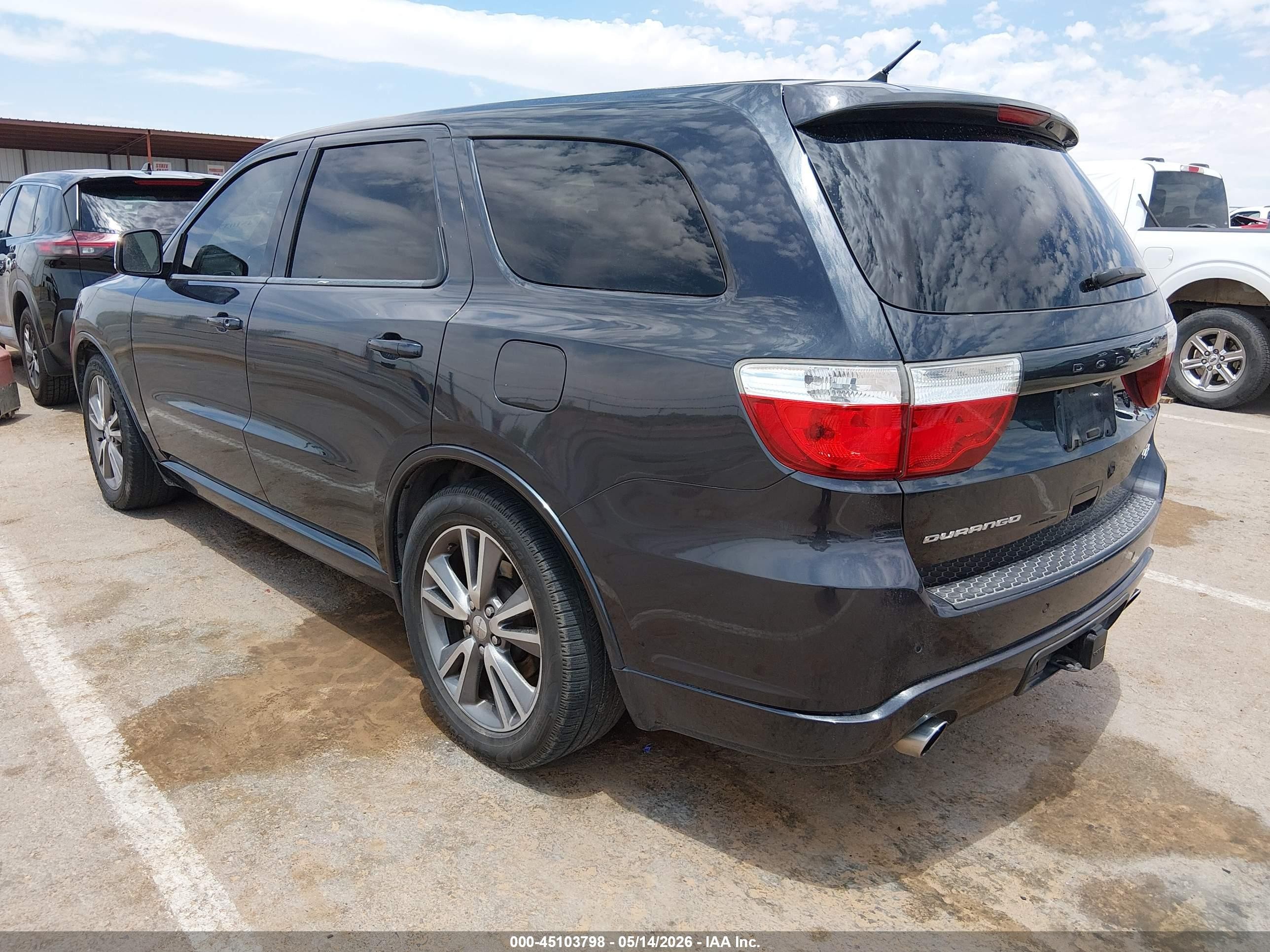 2013 Dodge Durango R/t Gray vin: 1C4SDHCT4DC661634