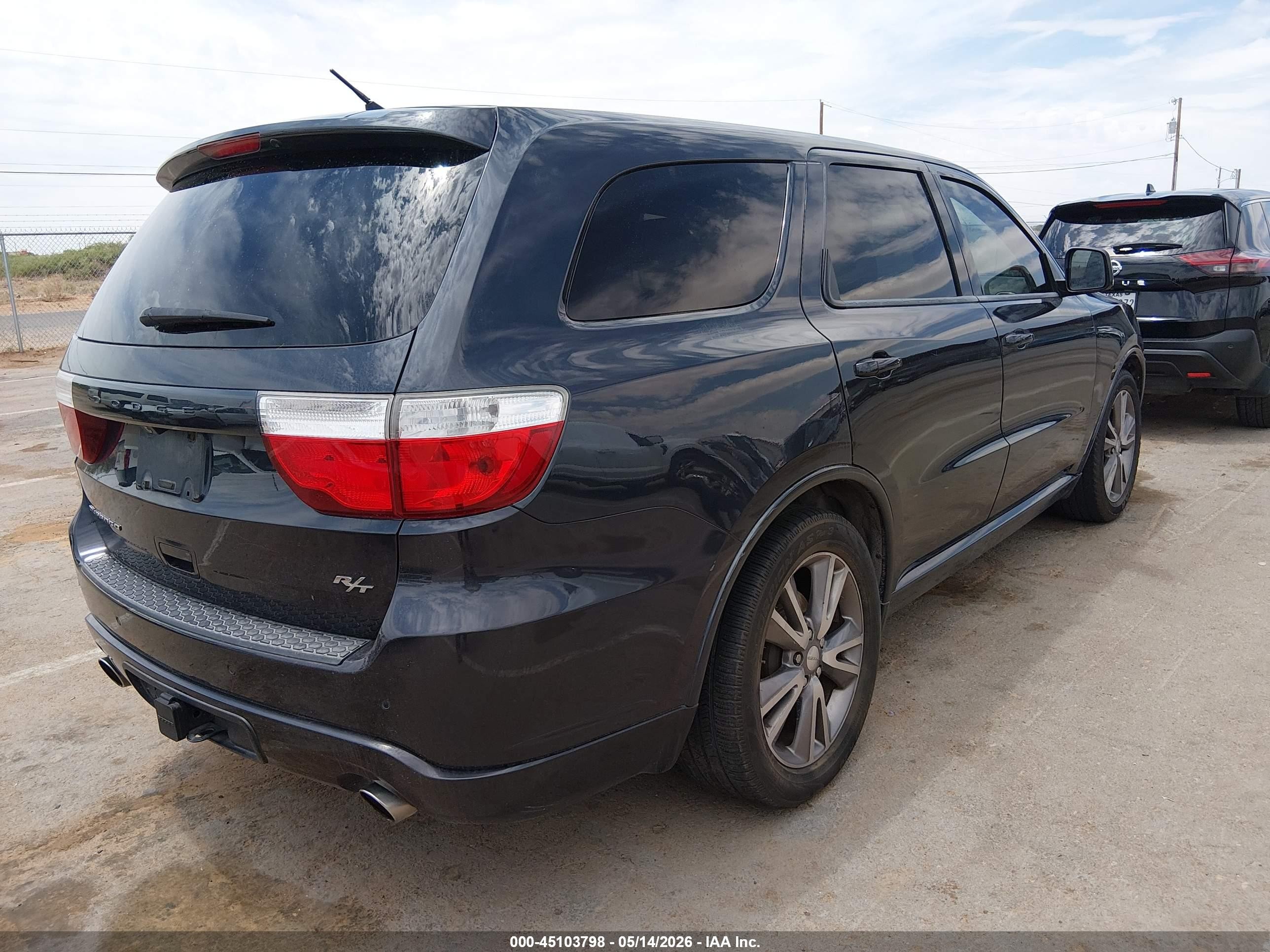 2013 Dodge Durango R/t Gray vin: 1C4SDHCT4DC661634