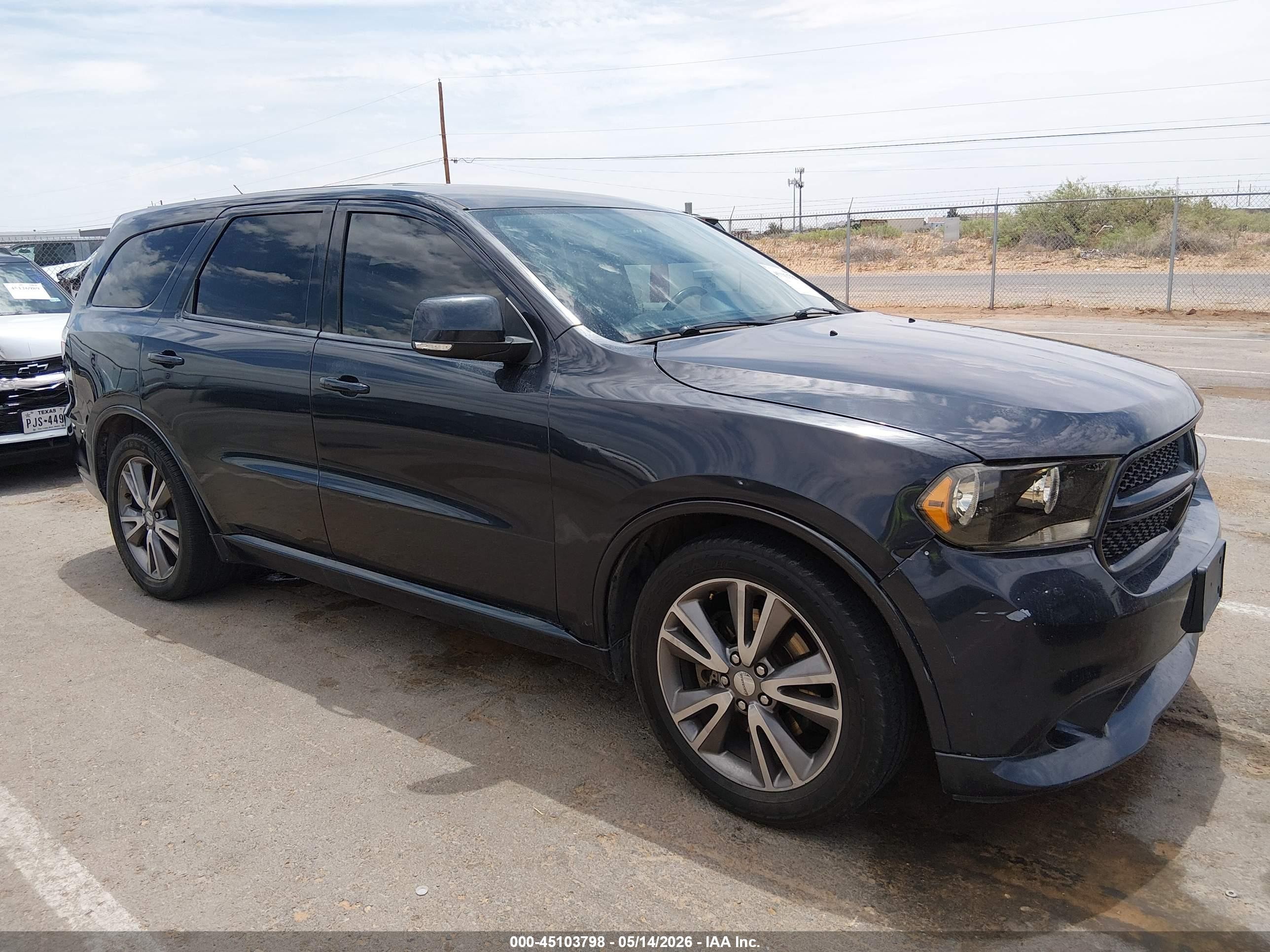2013 Dodge Durango R/t Gray vin: 1C4SDHCT4DC661634