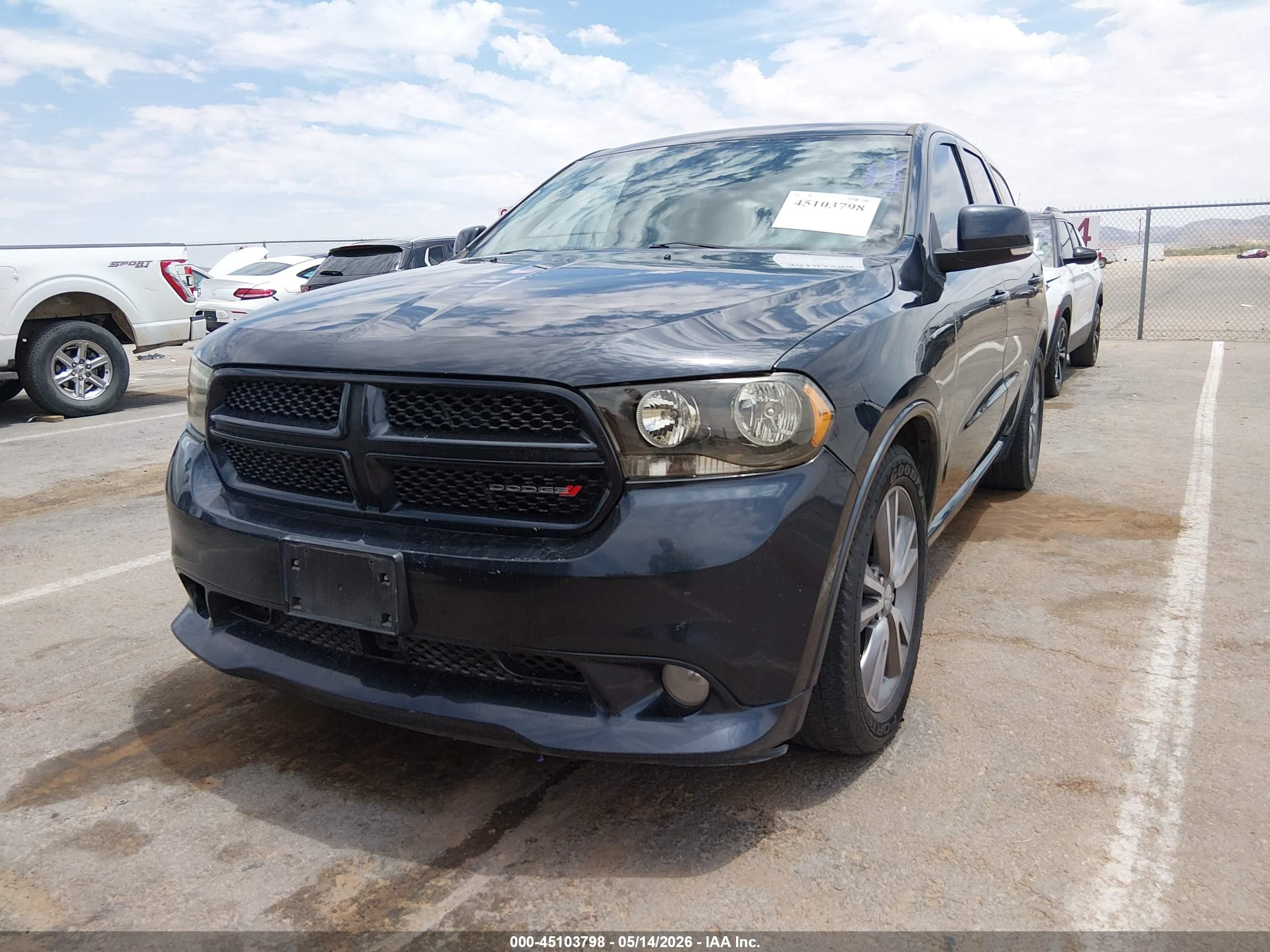2013 Dodge Durango R/t Gray vin: 1C4SDHCT4DC661634