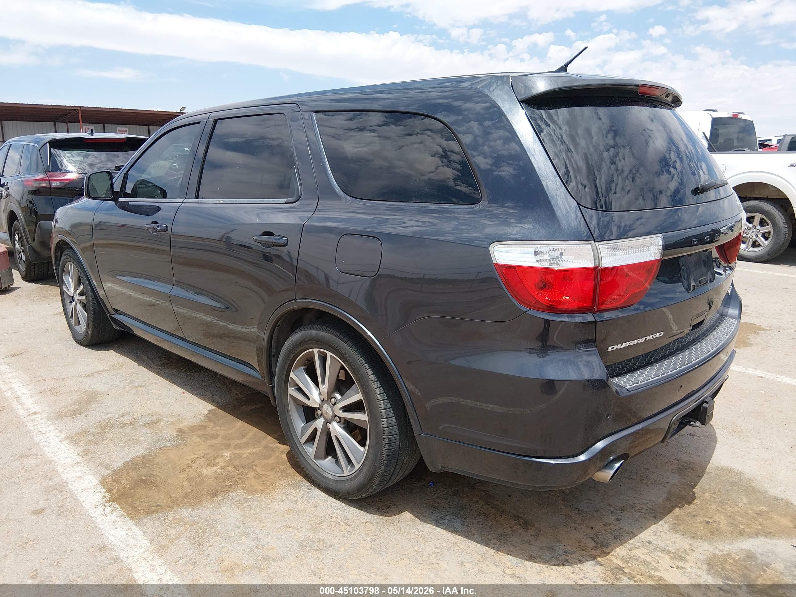 2013 Dodge Durango R/t Gray vin: 1C4SDHCT4DC661634