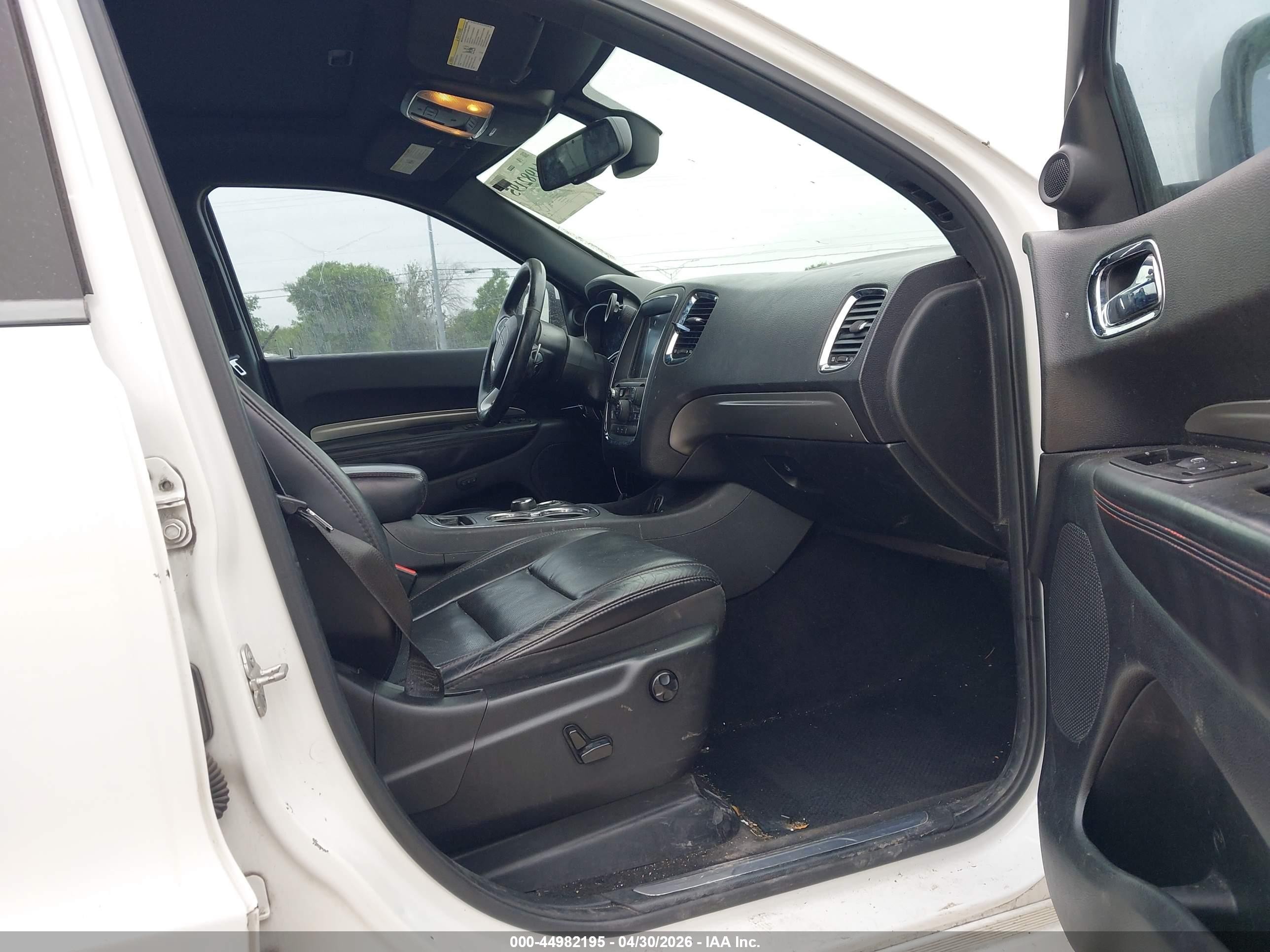 2014 Dodge Durango R/t White vin: 1C4SDHCT4EC513839